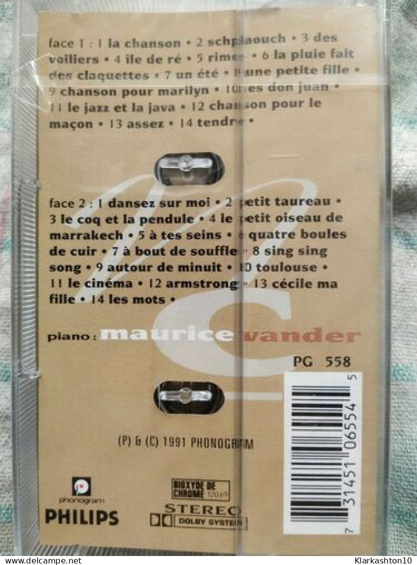 Claude Nougaro Une Voix Dix Doigts Cassette Audio-K7 NEUVE SOUS BLISTER - Cassettes Audio