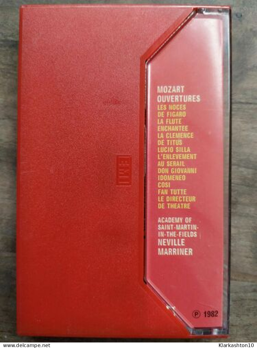 Mozart Ouvertures - Neville Marriner Cassette Audio-K7 - Cassettes Audio