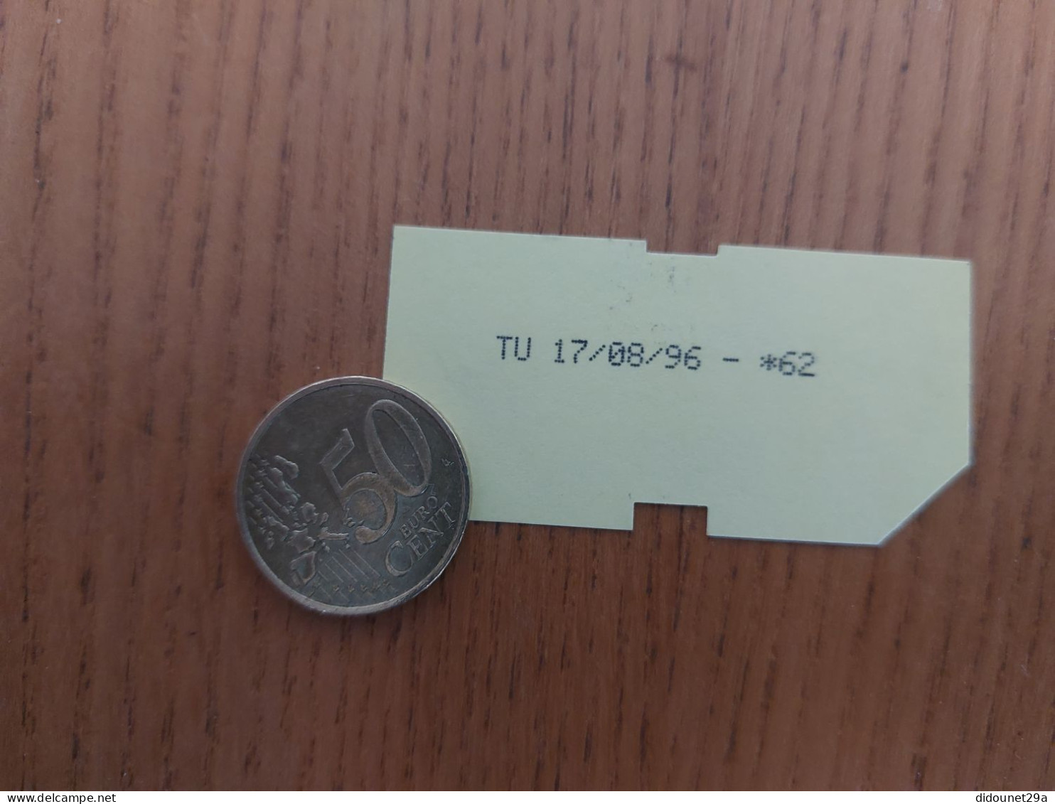 Ticket De Transport (Bus, Tramway) SMTU "UNE ZONE" Montpellier (34) - Europe