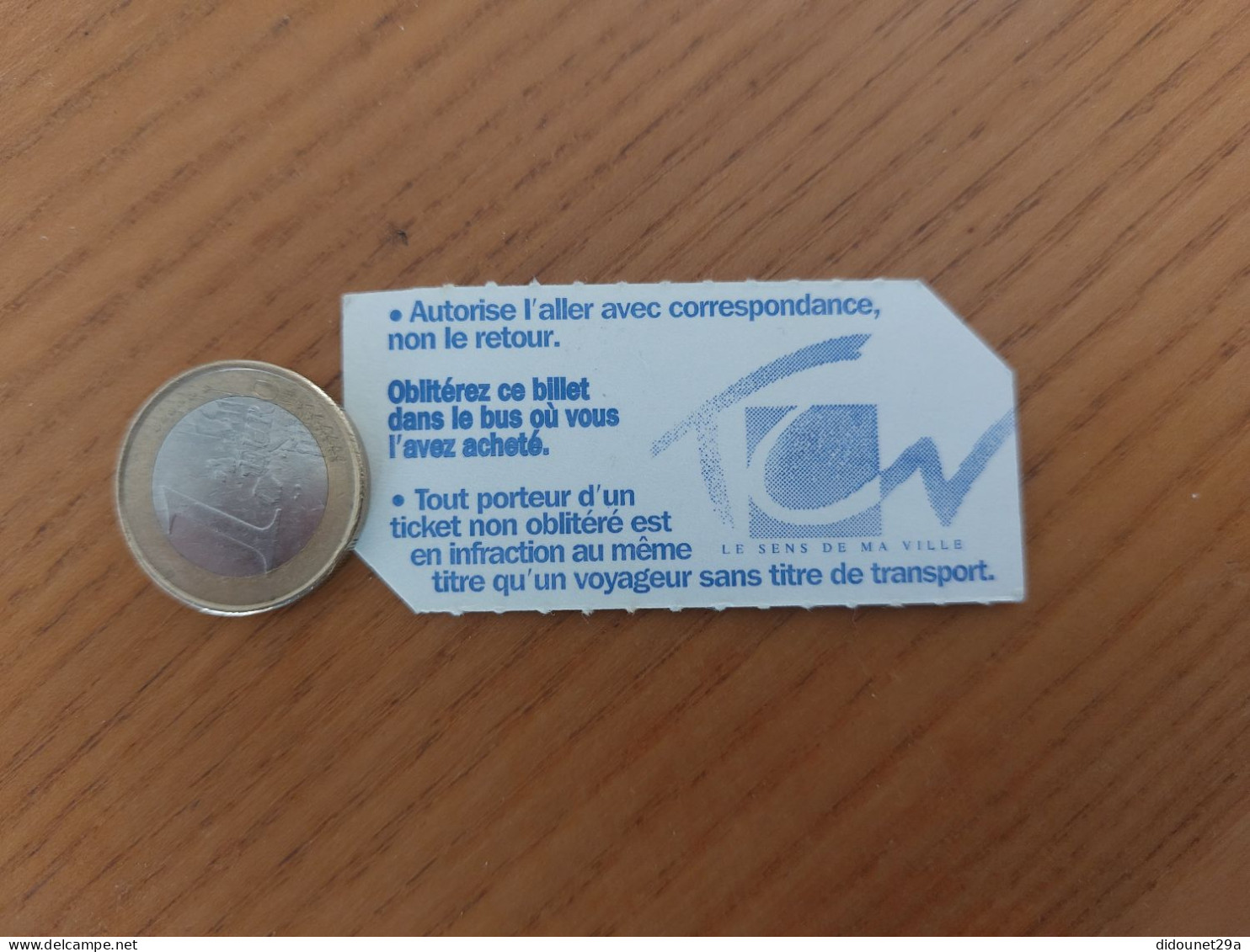 Ticket De Bus "TCN - 1 Heure De Déplacement" NIMES (30) - Europe