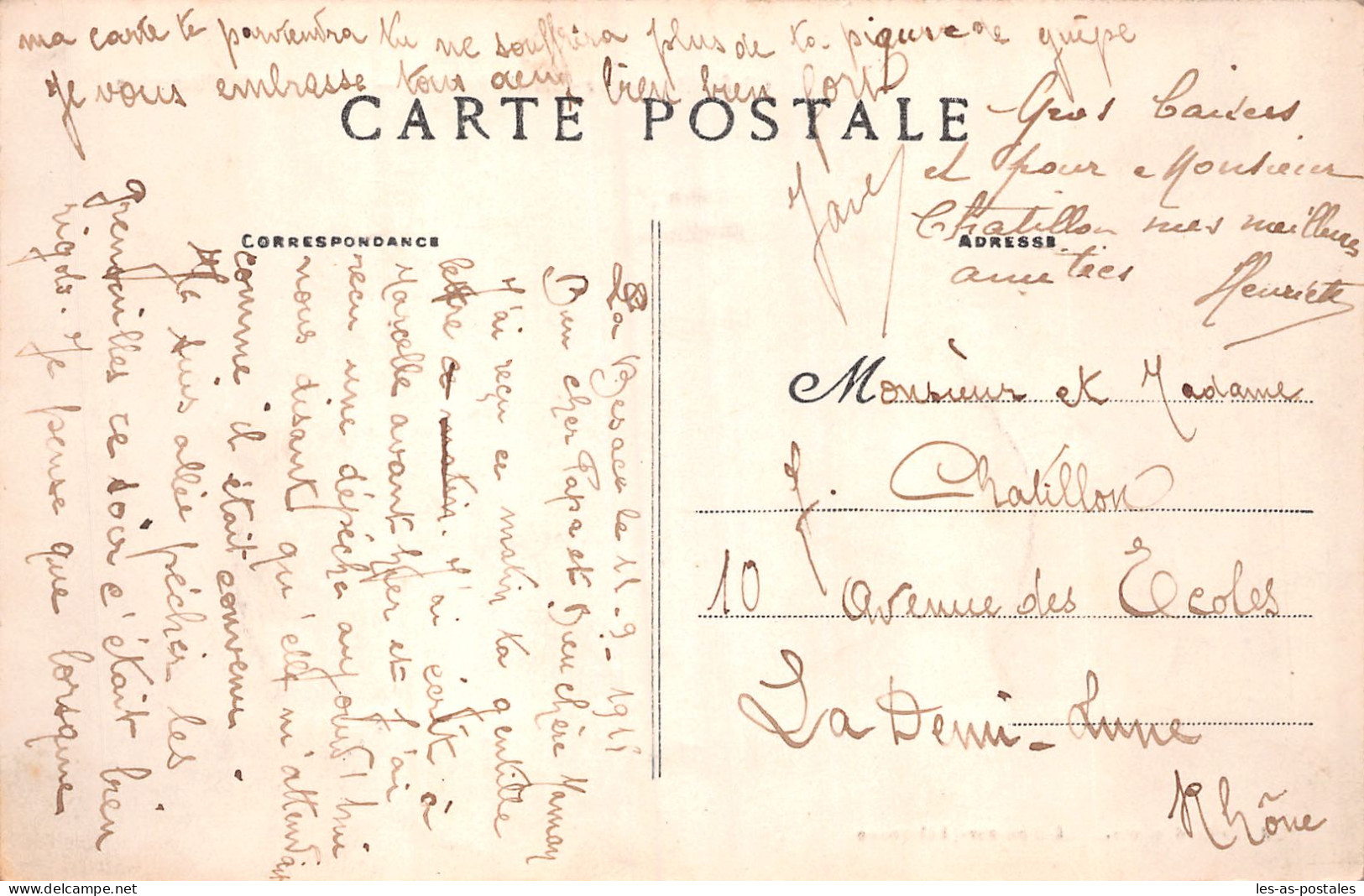 1 CHATILLON SUR CHALARONNE CHÂTEAU DE LA CHASSAGNE - Châtillon-sur-Chalaronne