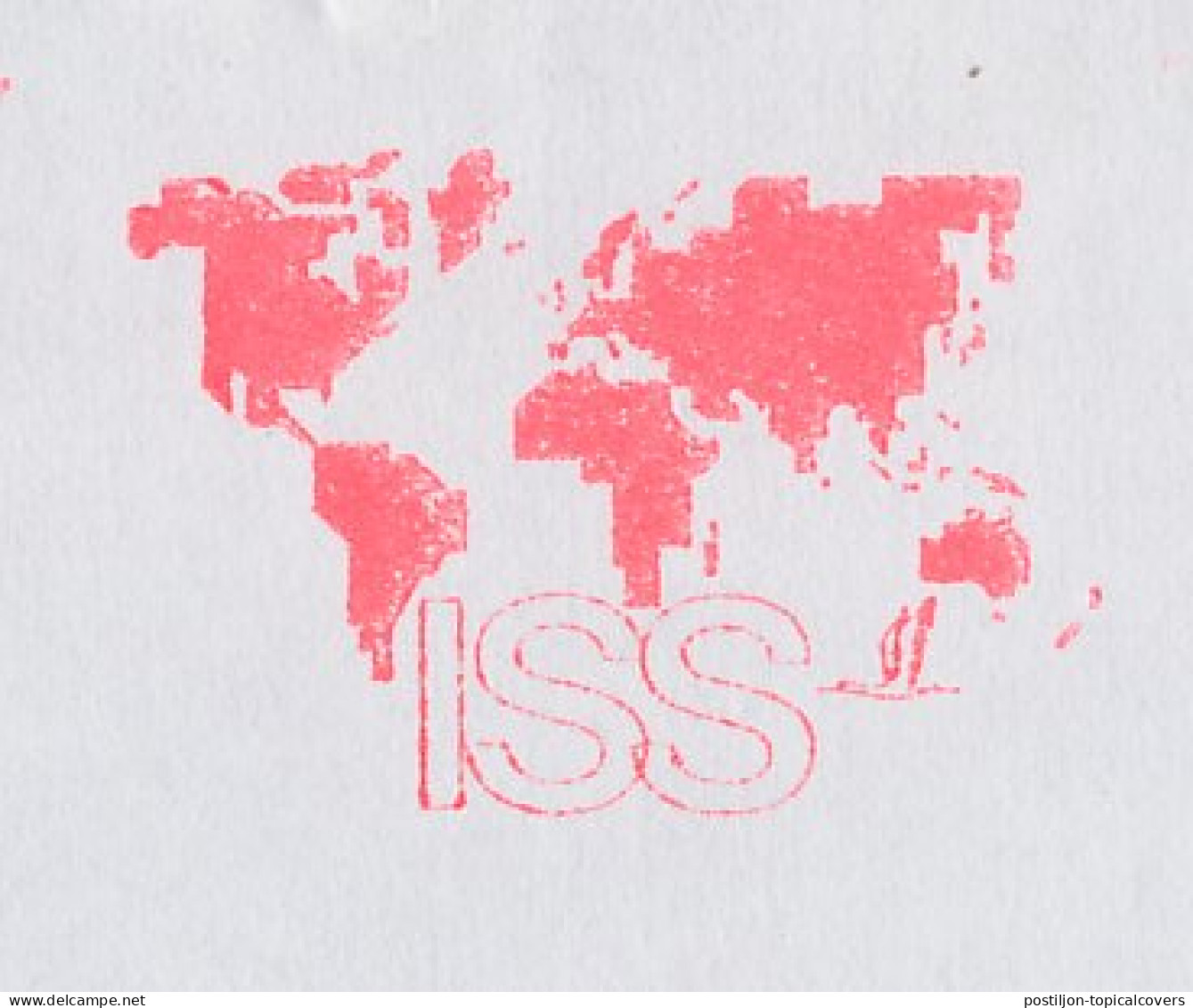Meter Cover Netherlands 1995 ISS - Institute Of Social Studies - World Map - Non Classificati
