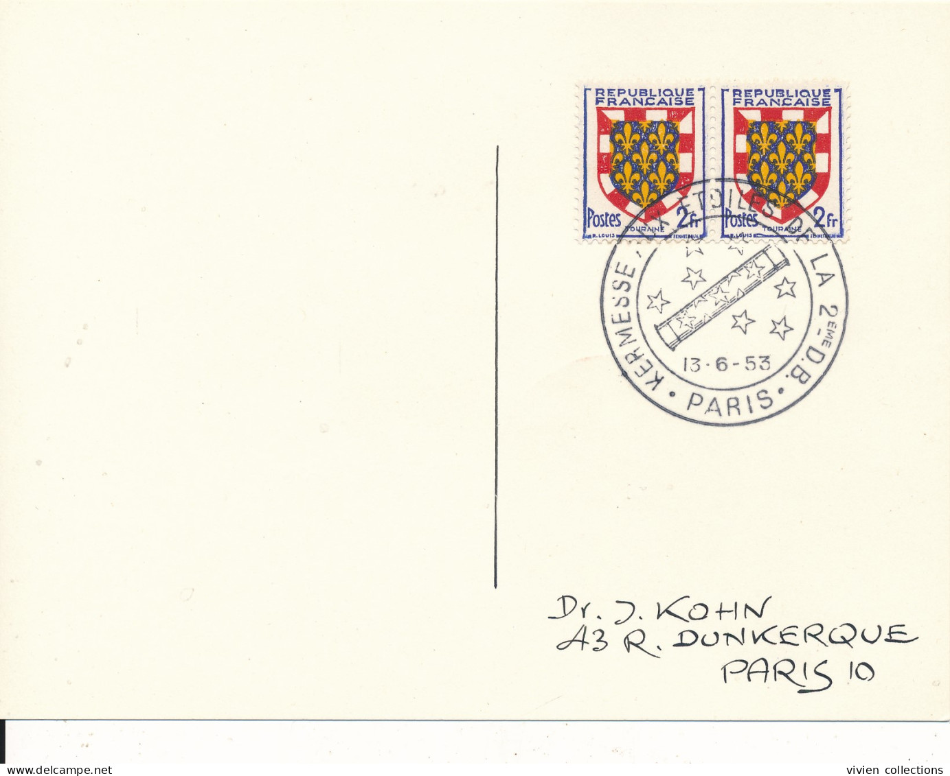France Général Leclerc 1953 N° 942 Oblitération Kermesse De La 2eme DB Signé Graveur Serres - Artistenproeven