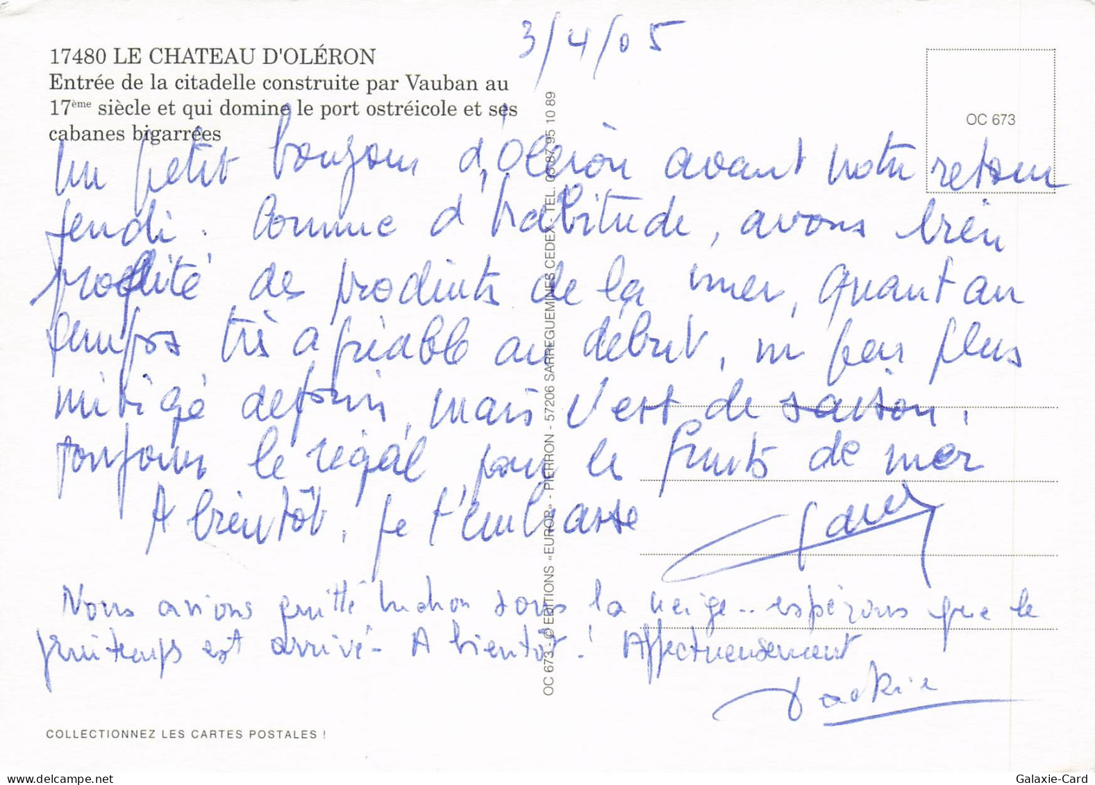 17 LE CHATEAU D OLERON CITADELLE CONSTRUITE PAR VAUBAN - Saint-Pierre-d'Oleron