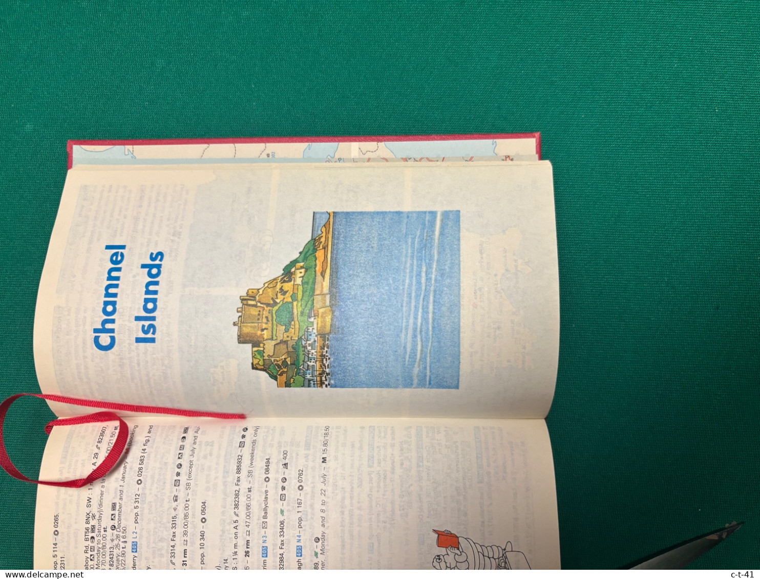 Ancien Guide Michelin Rouge Angleterre Et Ireland - Michelin (guides)