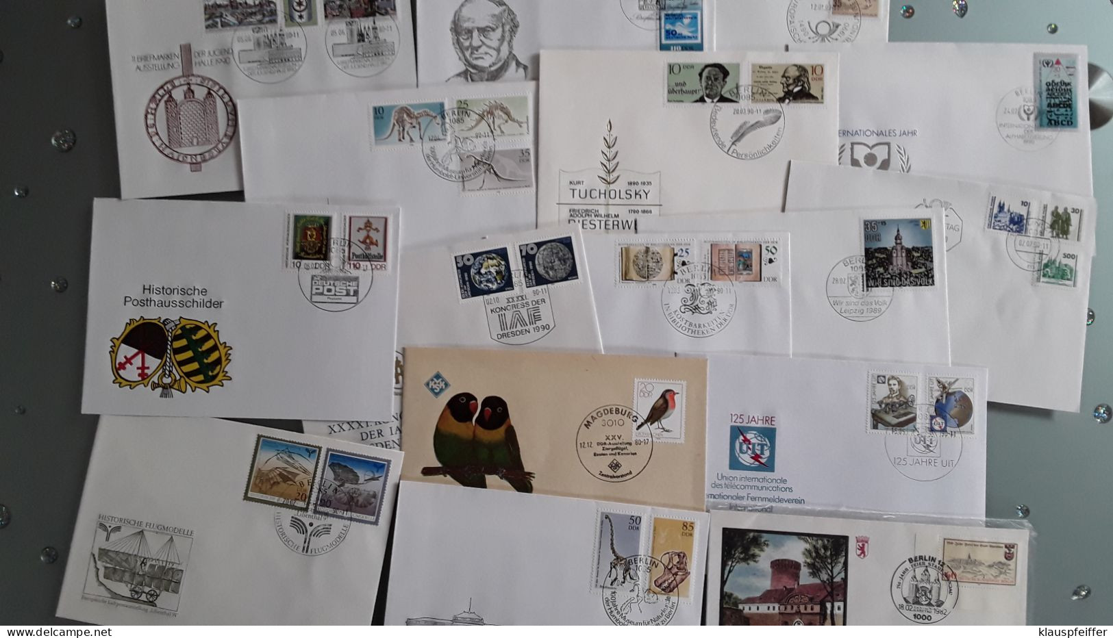 Ersttagsbriefe - Collections (en Albums)