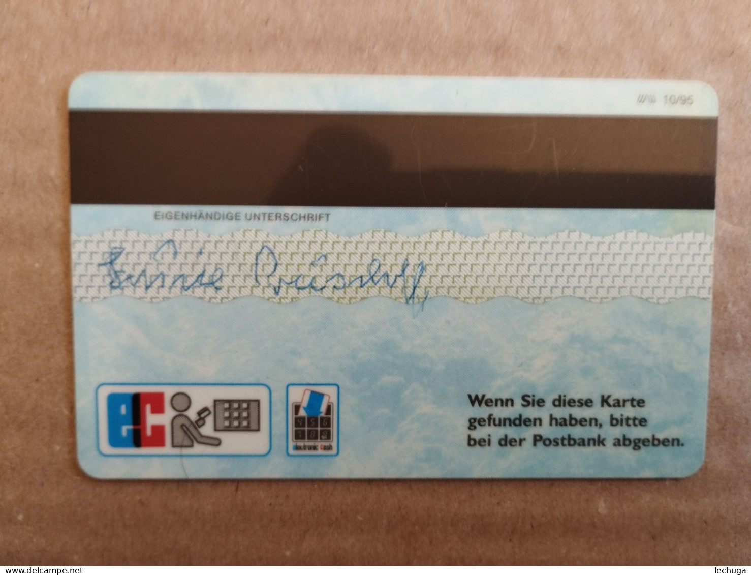 Germany EC Card Postbank Edc 10.99 - Credit Cards (Exp. Date Min. 10 Years)