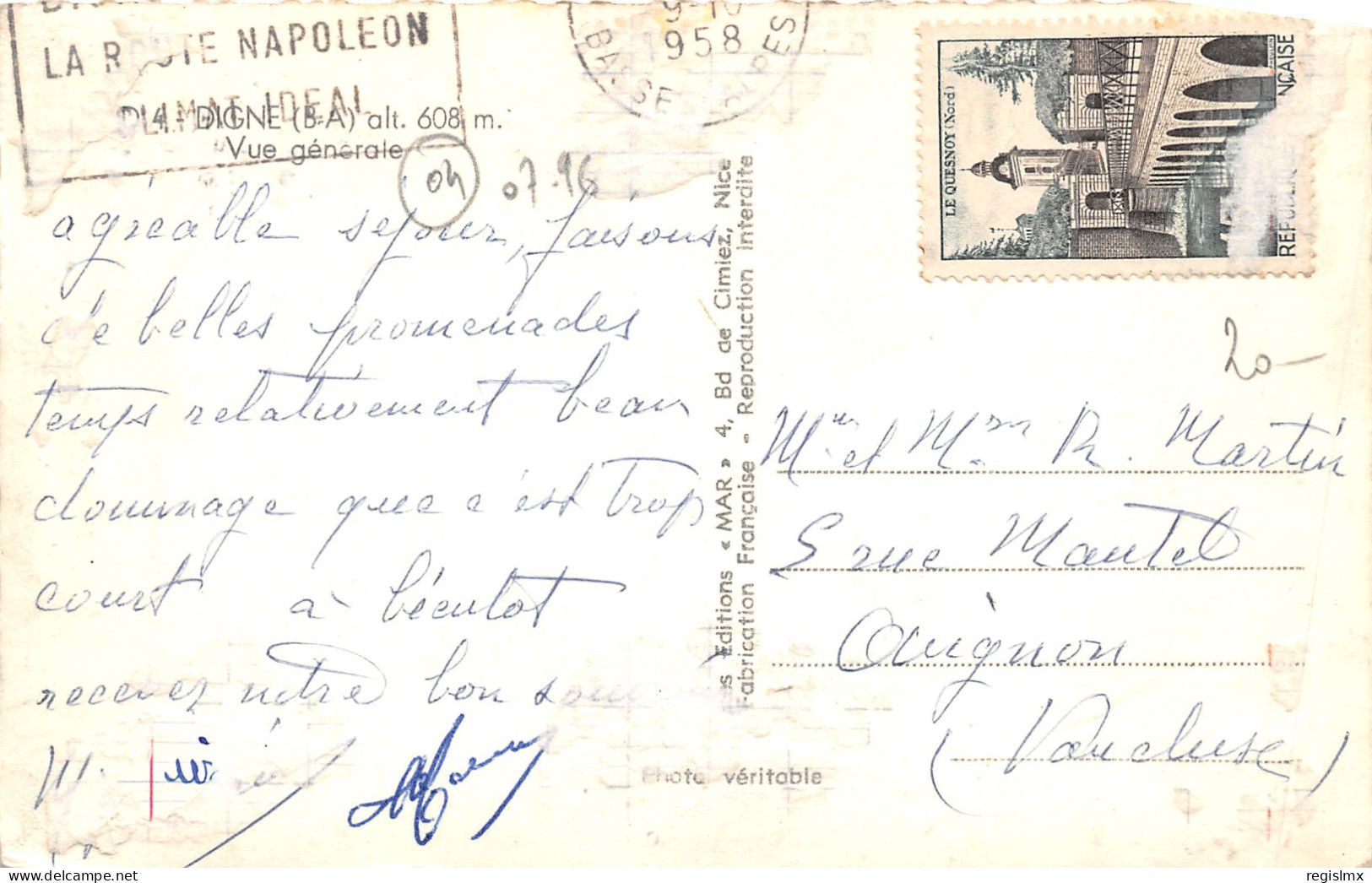 04-DIGNE LES BAINS-N°T203-E/0345 - Digne