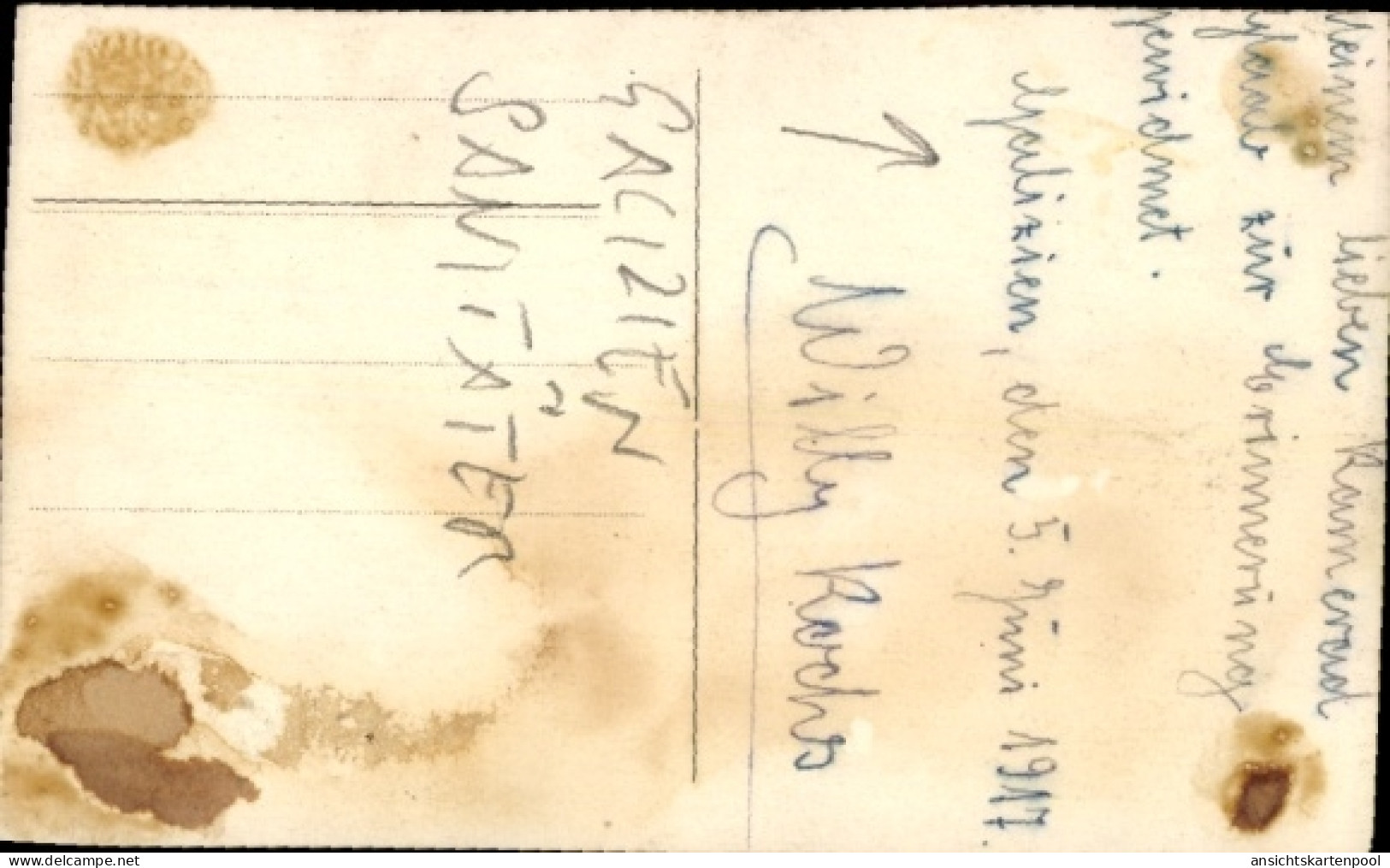 Photo CPA Deutscher Soldat In Uniform, Sanitäter In Galizien, I WK - Other & Unclassified