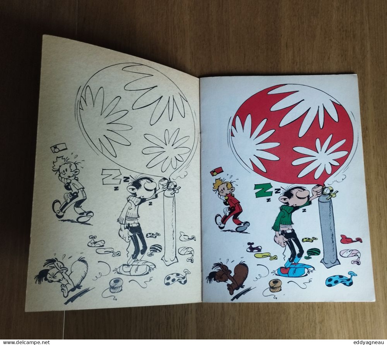 Franquin - Peyo - Roba - Morris... - Album à Colorier 1964 - Autres & Non Classés