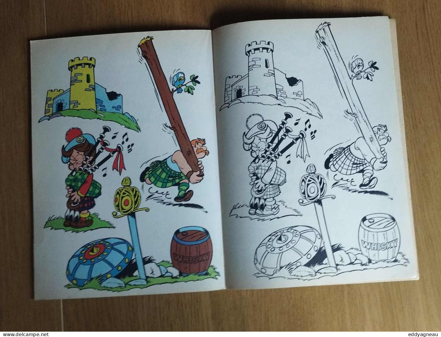 Franquin - Peyo - Roba - Morris... - Album à colorier 1964