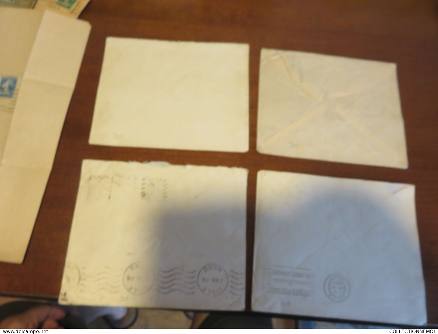 LOT DE LETTRES ,,, obliterations à voir ,, 1 seul devant de lettre montré par mon doigt ,,à ETUDIER ,,recto-verso
