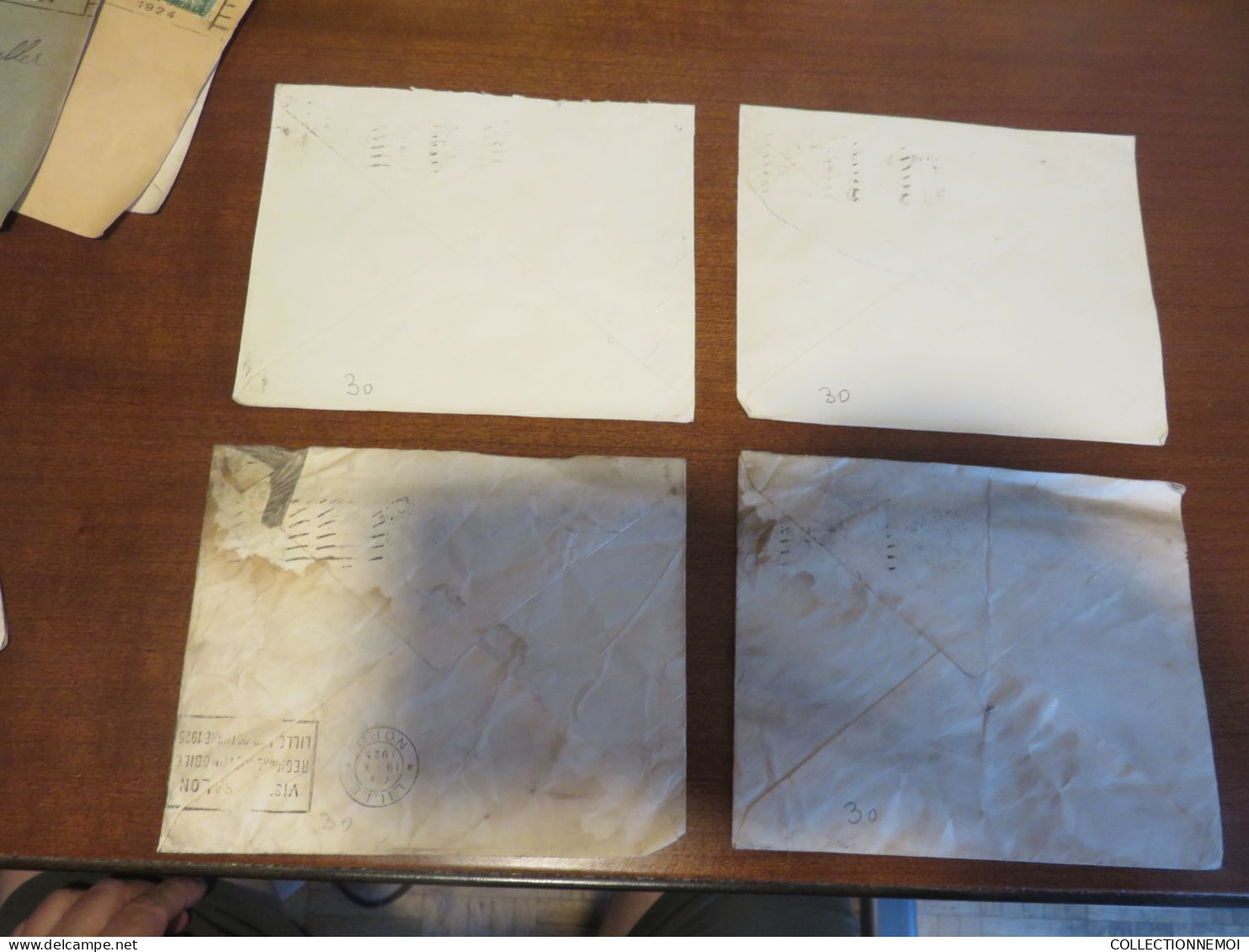 LOT DE LETTRES ,,, obliterations à voir ,, 1 seul devant de lettre montré par mon doigt ,,à ETUDIER ,,recto-verso