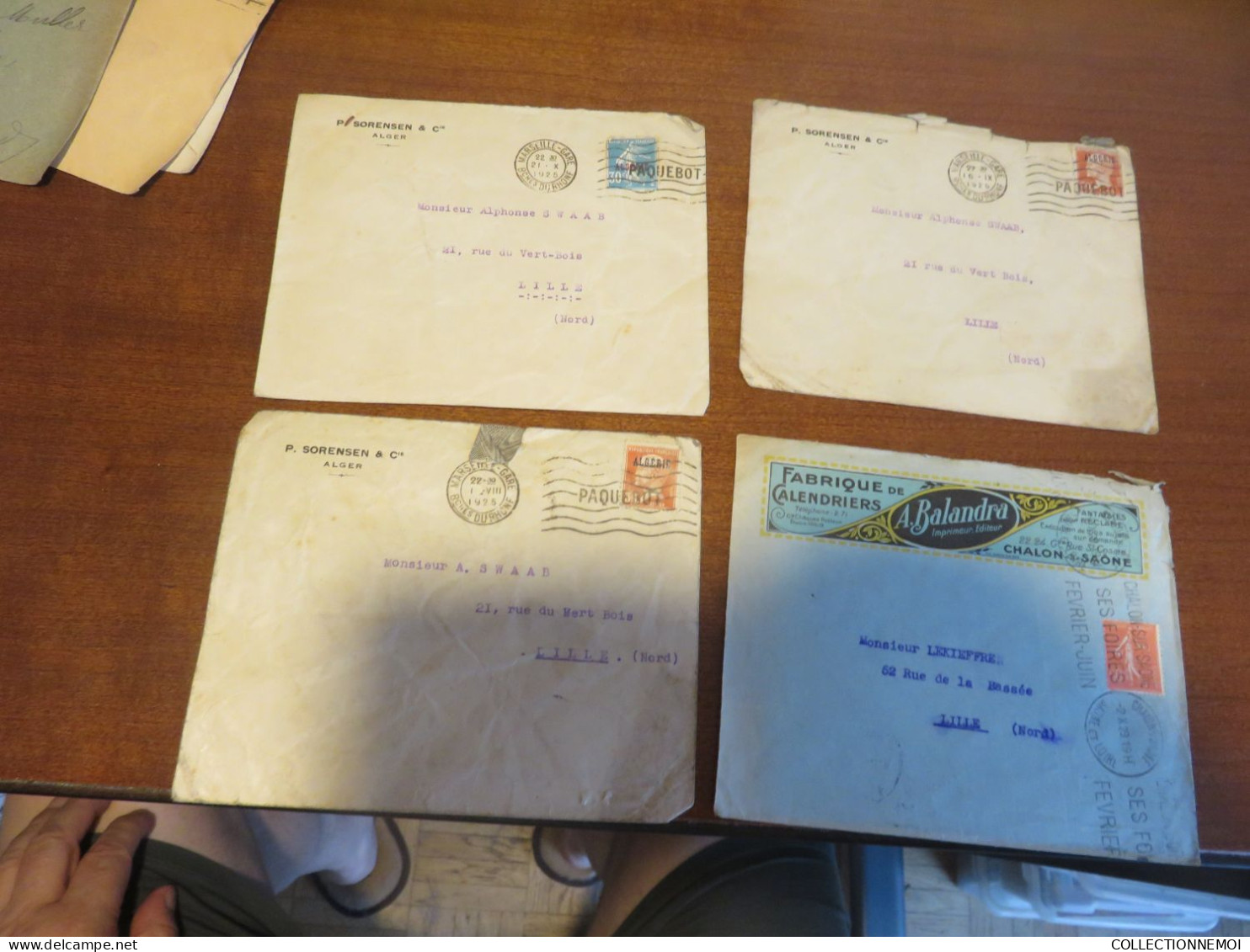 LOT DE LETTRES ,,, obliterations à voir ,, 1 seul devant de lettre montré par mon doigt ,,à ETUDIER ,,recto-verso