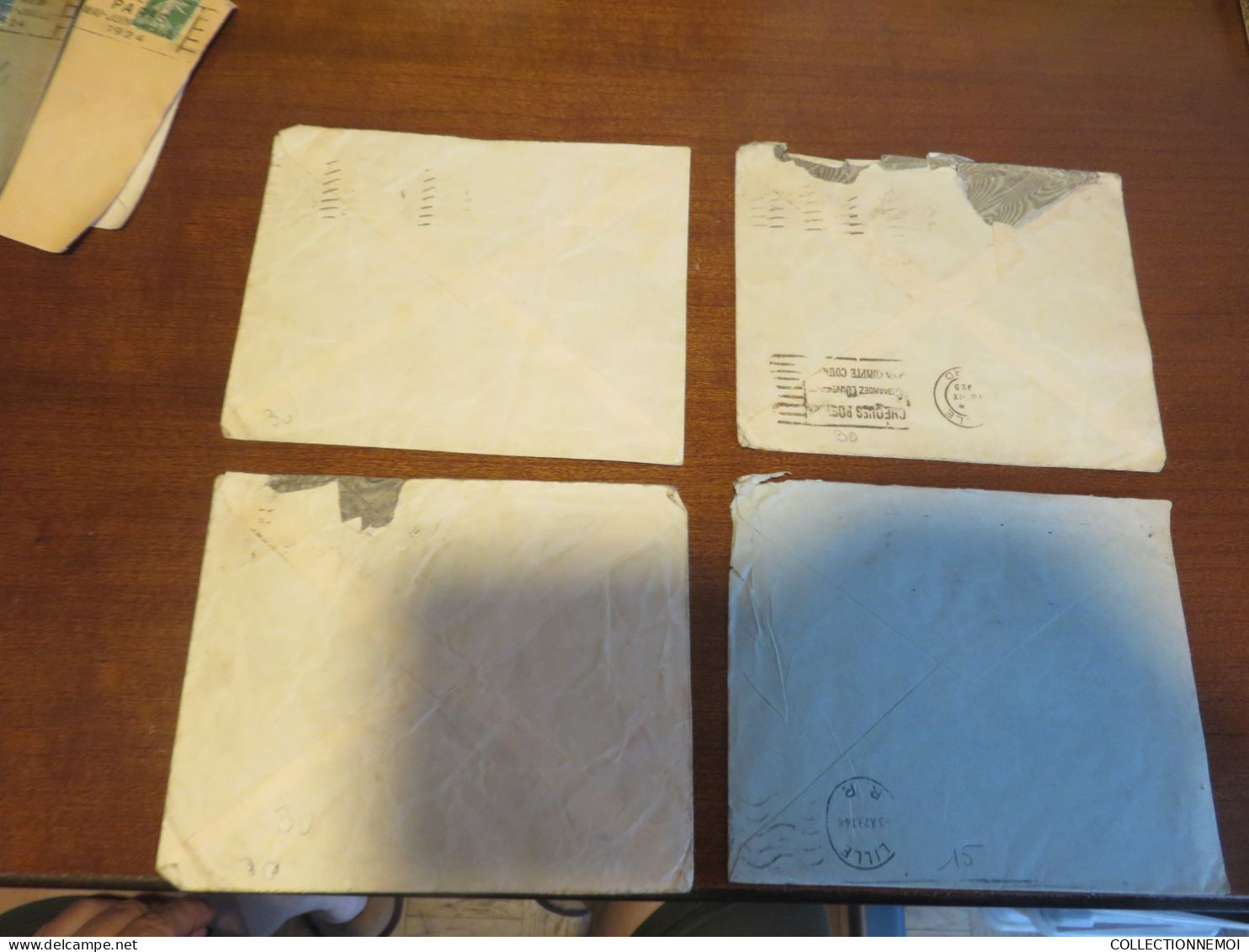 LOT DE LETTRES ,,, obliterations à voir ,, 1 seul devant de lettre montré par mon doigt ,,à ETUDIER ,,recto-verso