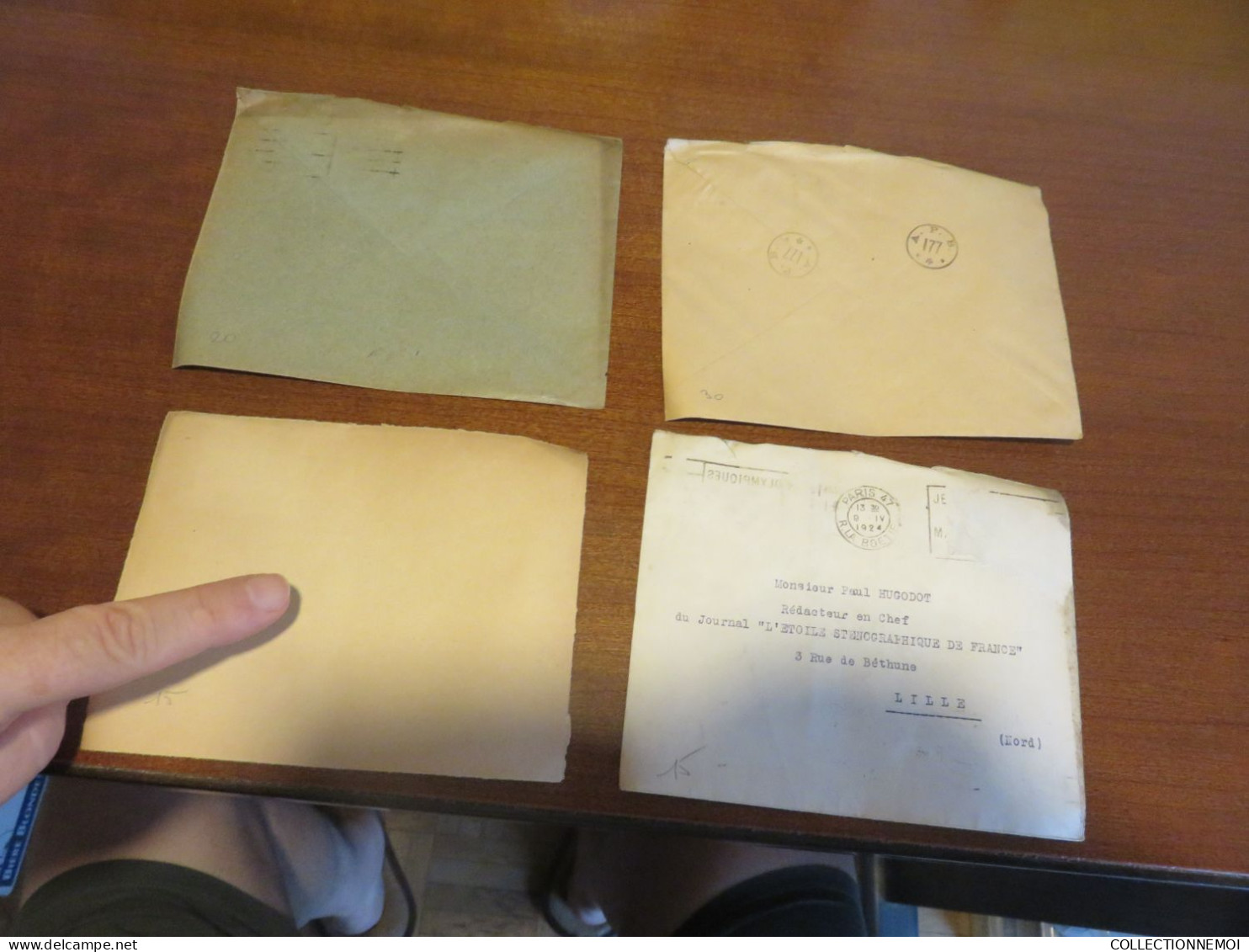 LOT DE LETTRES ,,, obliterations à voir ,, 1 seul devant de lettre montré par mon doigt ,,à ETUDIER ,,recto-verso