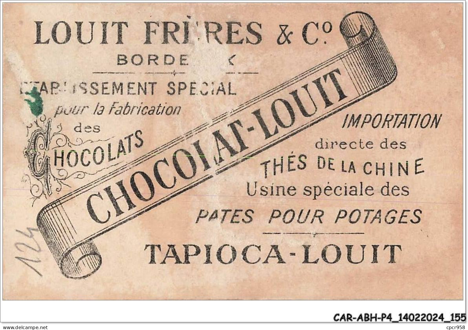 CAR-ABHP4-0679-CHROMOS - CHOCOLAT-LOUIT - PETIT POUCET MONTE SUR UN ARBRE ET APERCOIT UNE LUMIERE - Louit