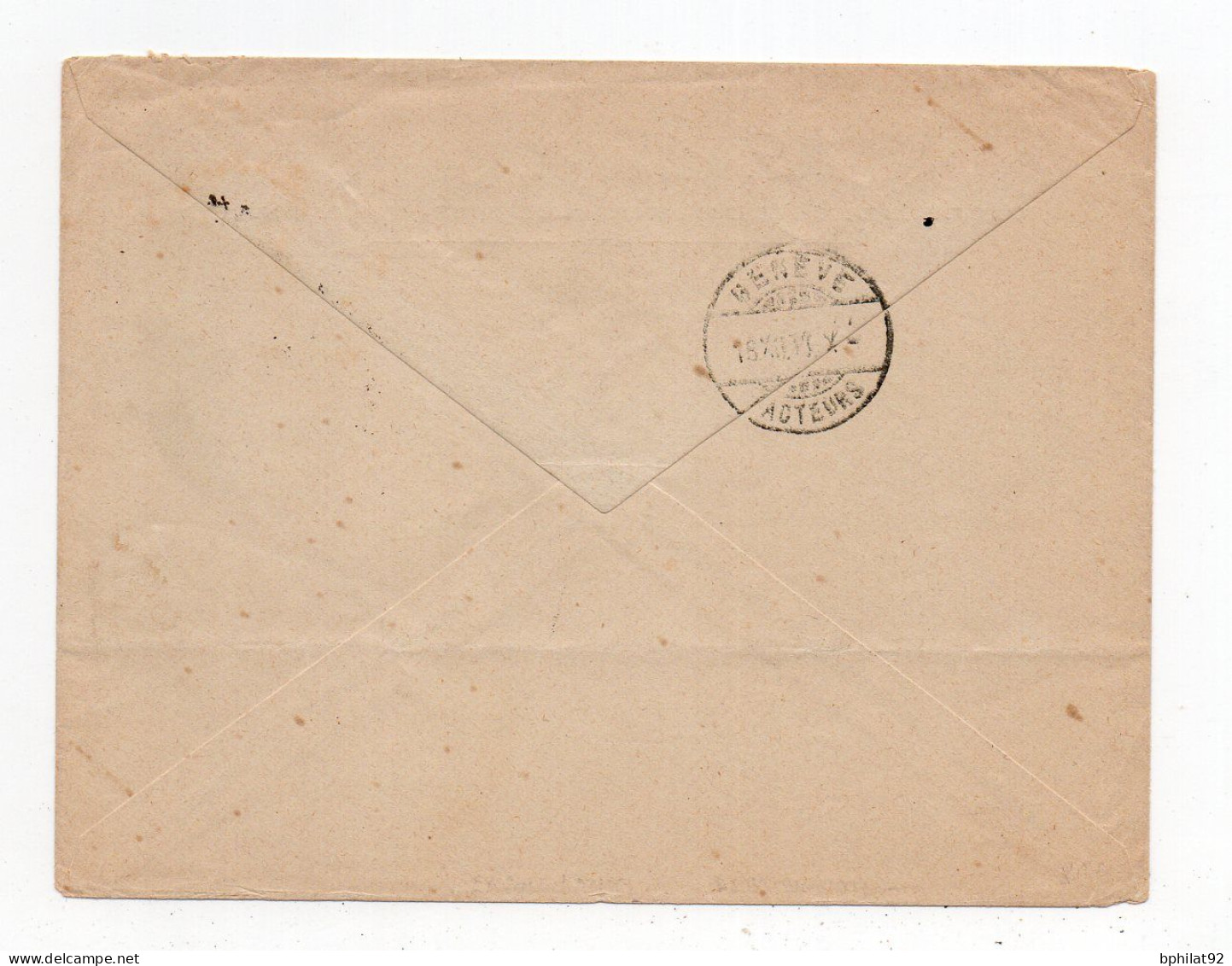 !!! MONACO, LETTRE DE 1898 POUR LA SUISSE - Poststempel