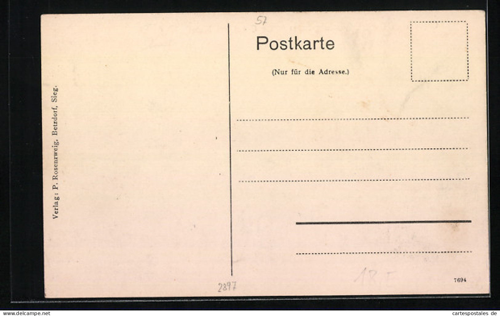AK Hamm A. D. Sieg, Das Christl. Erholungsheim Hohe Grete - Hamm