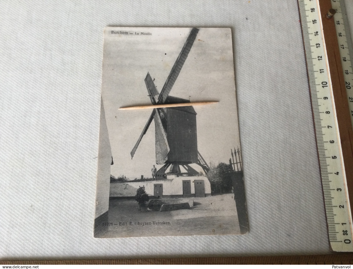 De Molen In Berchem Bij Oudenaarde In 1918 !! - Oudenaarde