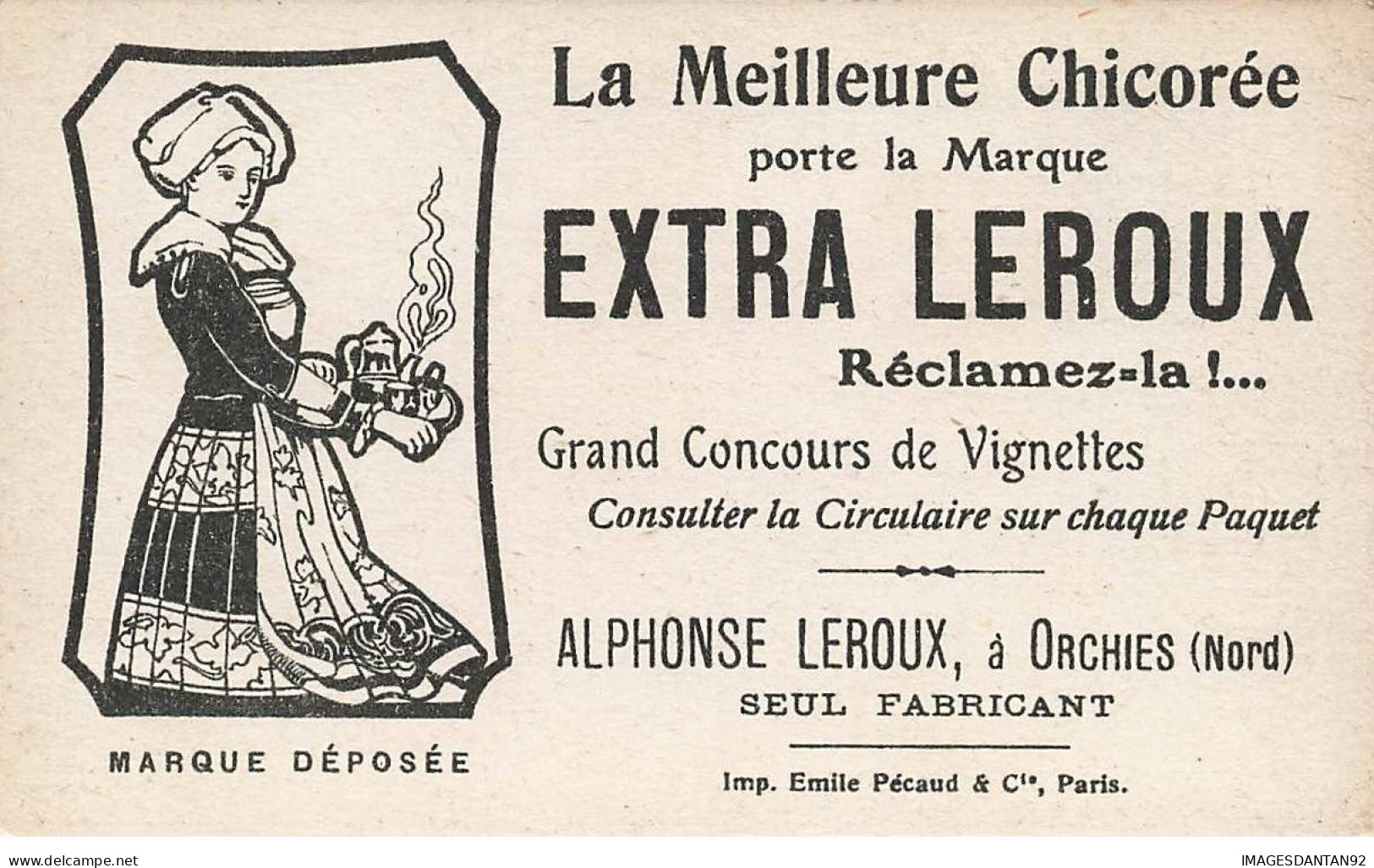 CHROMOS AG#MK1029 LES GIBOULEES MOIS DE MARS BELIER CHICOREE ALPHONSE LEROUX A ORCHIES NORD - Tee & Kaffee