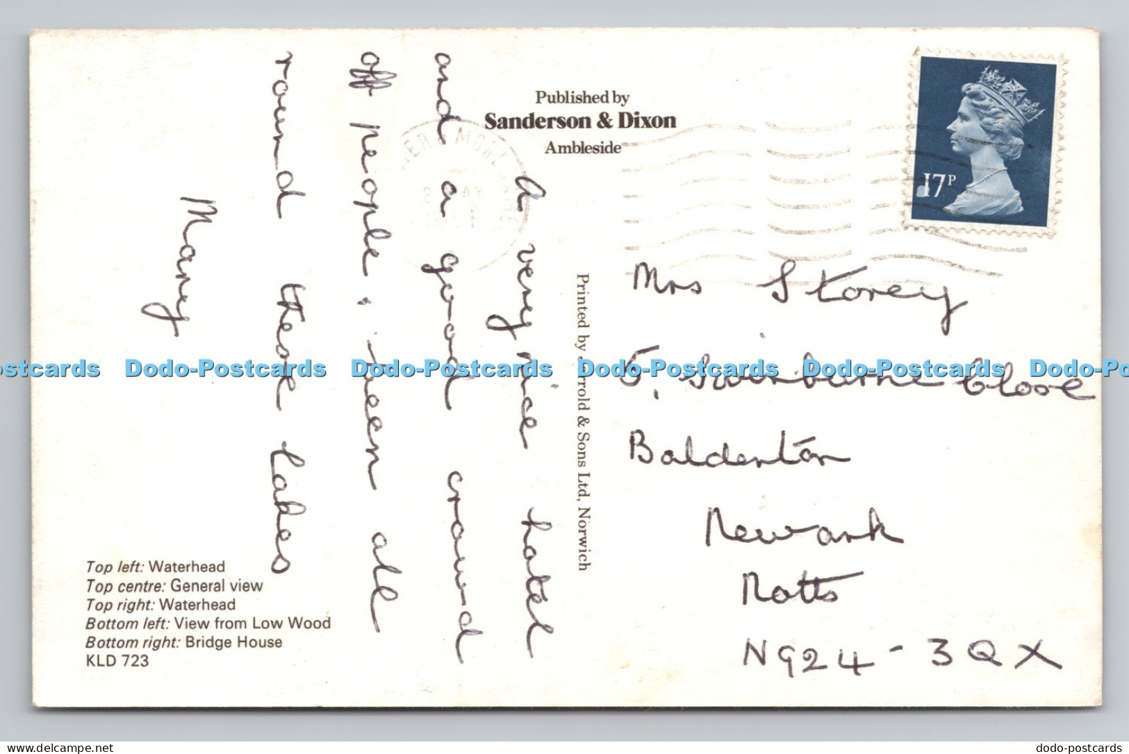 R782149 Ambleside English Lakes Waterhead Sanderson And Dixon Ambleside Jarrold - Monde