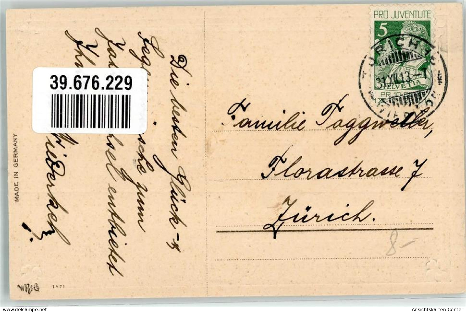 39676229 - Rosen Kind WRSLE Nr.3471 - Neujahr