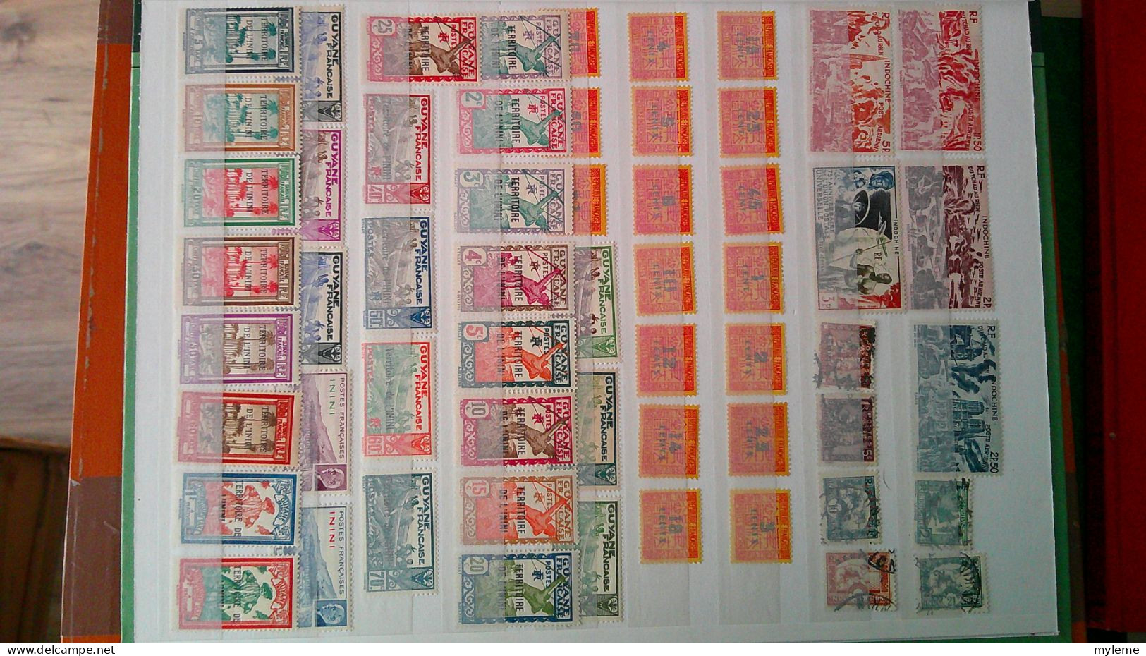 CG-11 Bel ensemble des anciennes colonies Françaises dont bonnes petites valeurs. A saisir !!