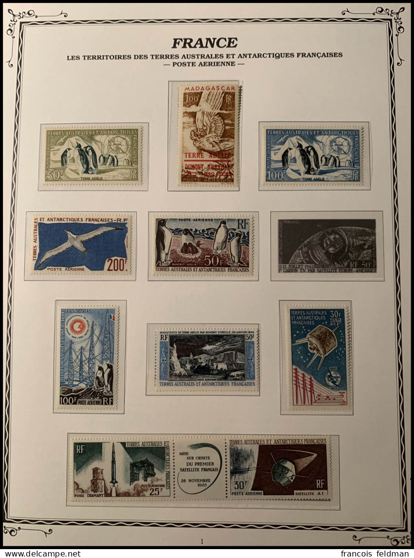 neuf sans charnière Collection du début à l'année 1990 inclus, qq manquants dans la Poste mais PA assez complet, dans un