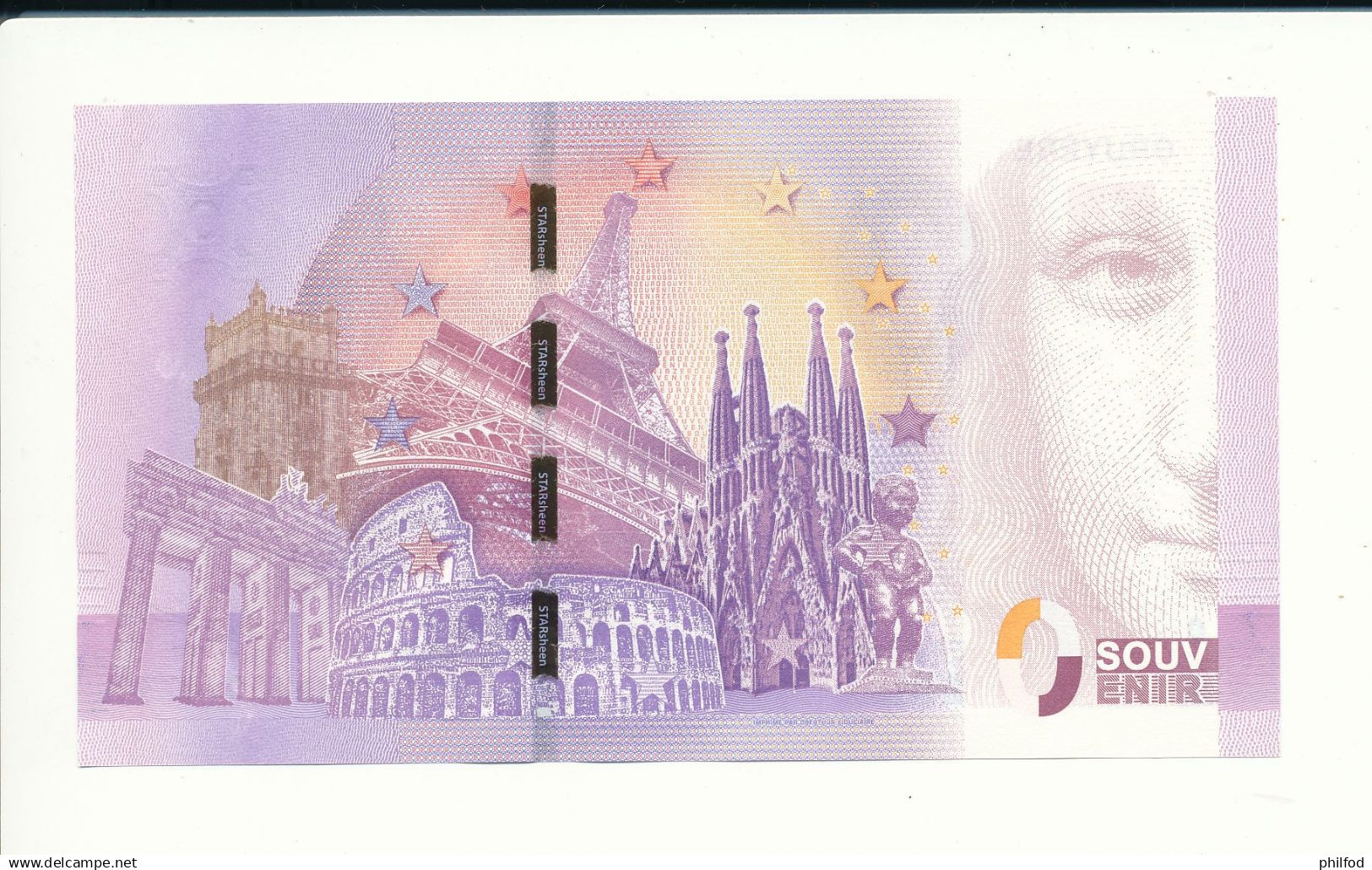 Billet Touristique 0 Euro - GRUYÈRE - CHAJ  - 2017-1 - N° 1474 - Billet épuisé - Autres & Non Classés