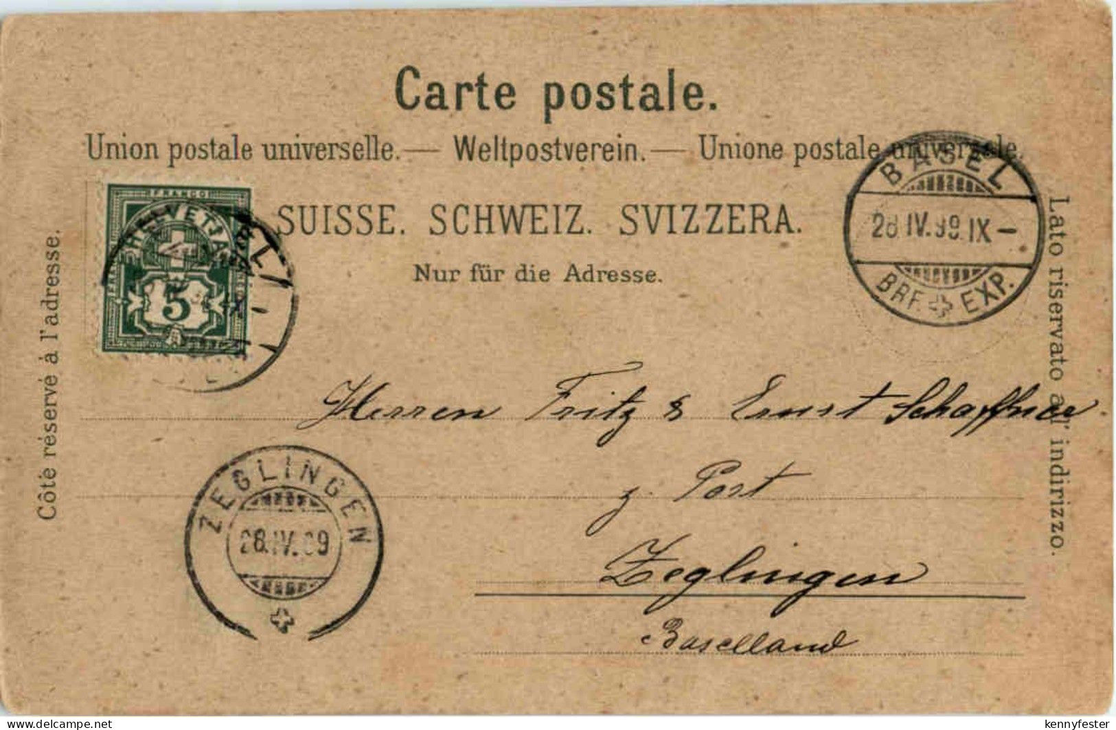 Rütli Im Mondschein - Litho - Other & Unclassified