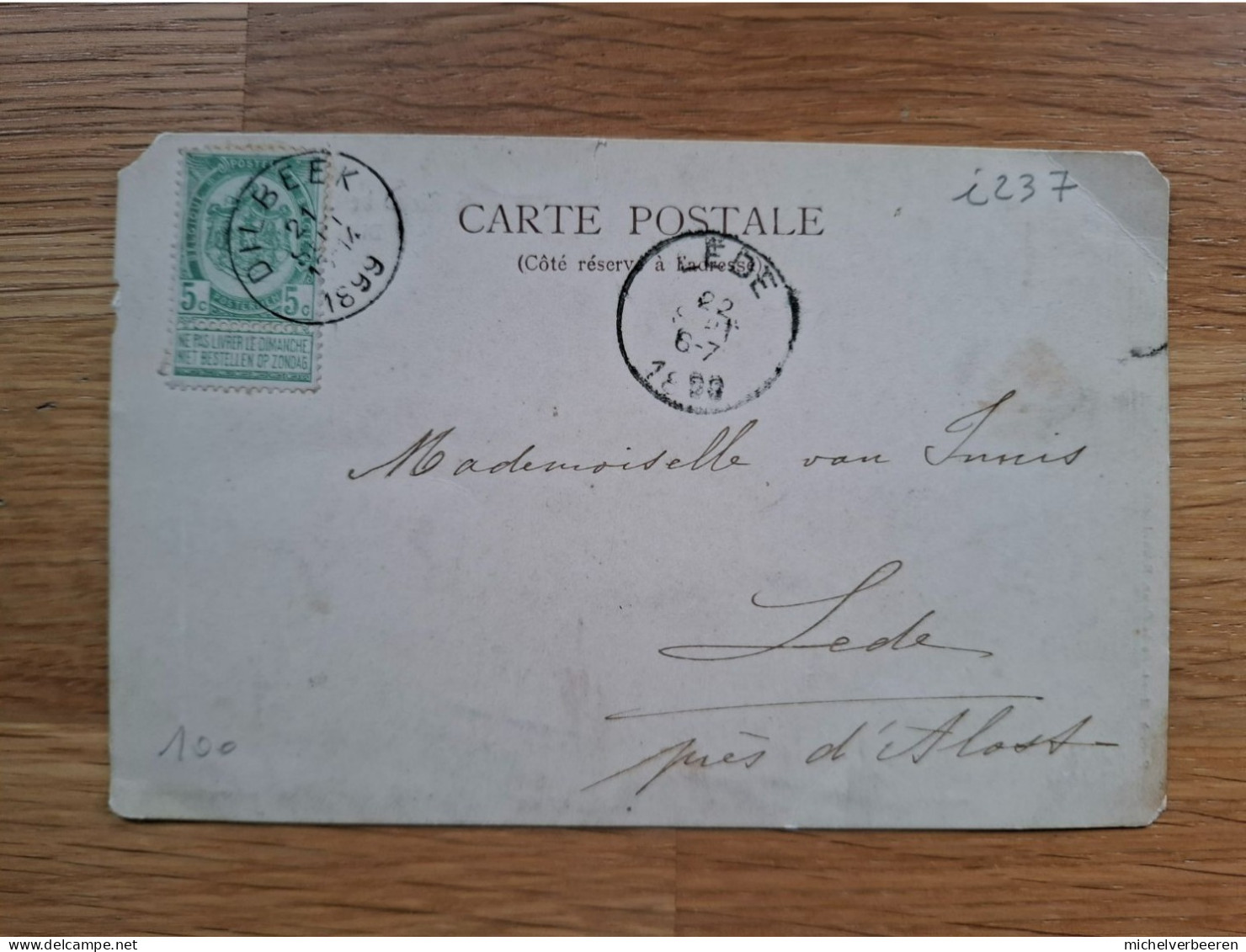 Chateau De Ste Ulène DILBEEK 1899 - Dilbeek