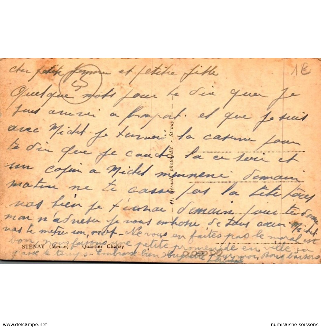 55700 - STENAY - QUARTIER CHANZY - Stenay