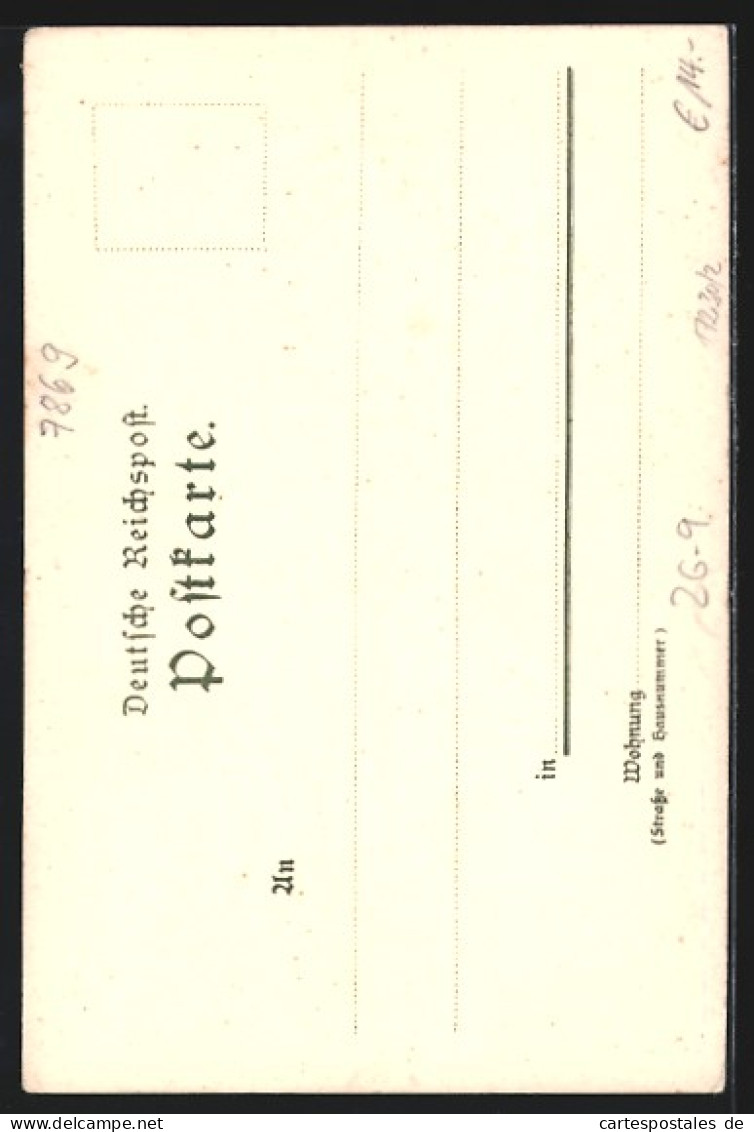 Künstler-AK K. Mutter: Belchen, Totalansicht Des Ortes - Mutter, K.