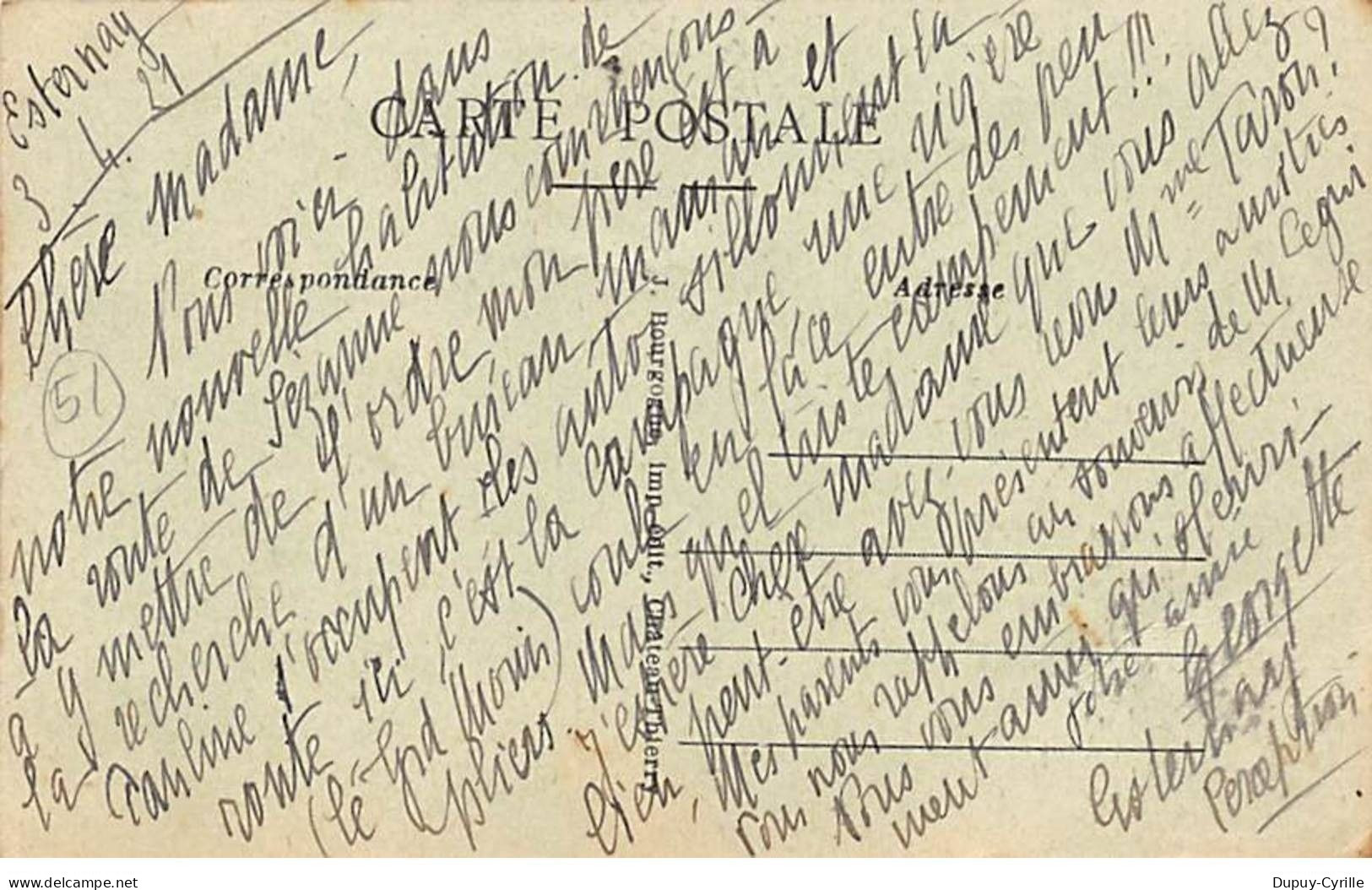 ESTERNAY - Le Château - Très Bon état - Esternay