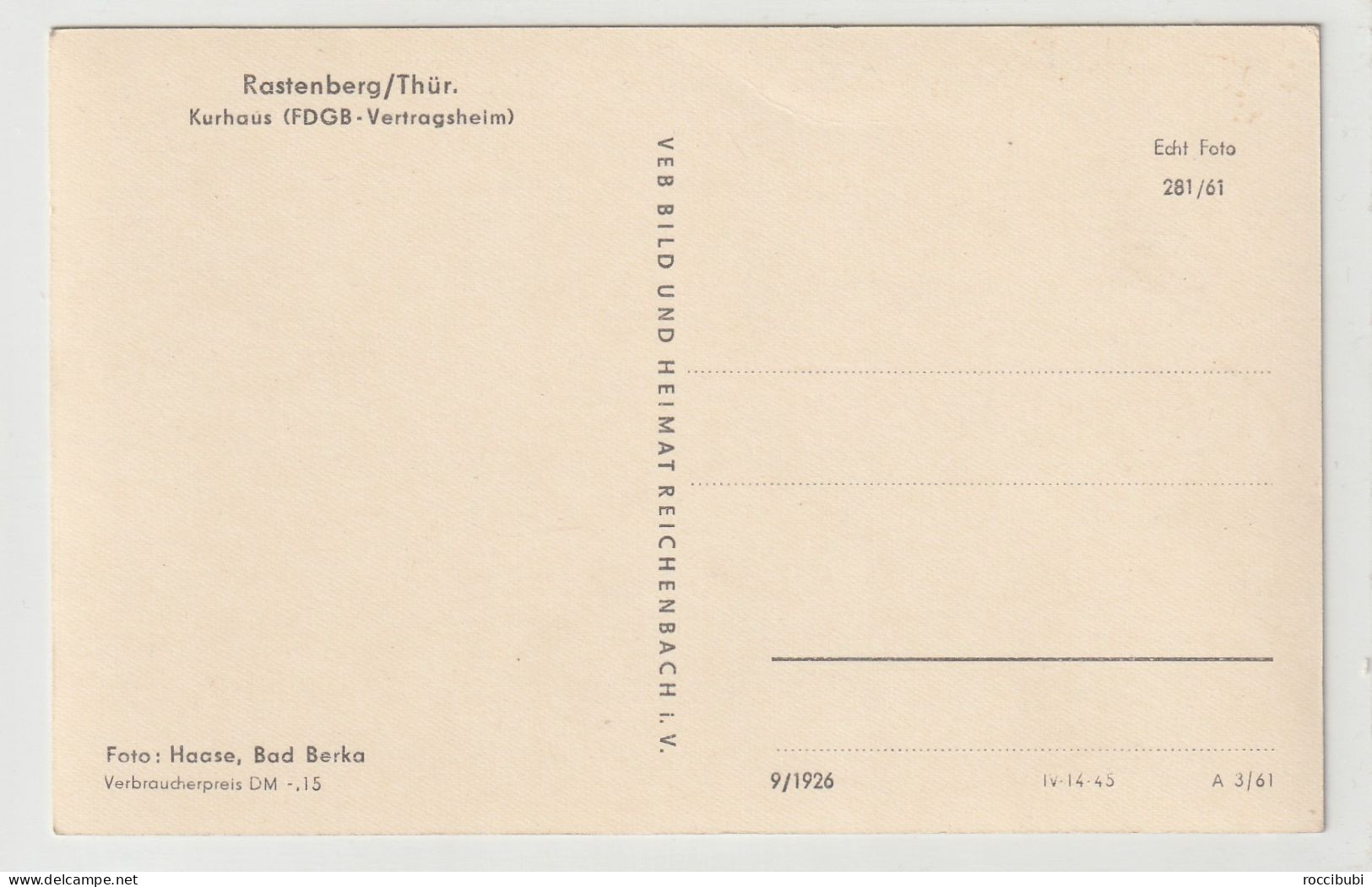 Rastenberg, Kurhaus - Rastenburg