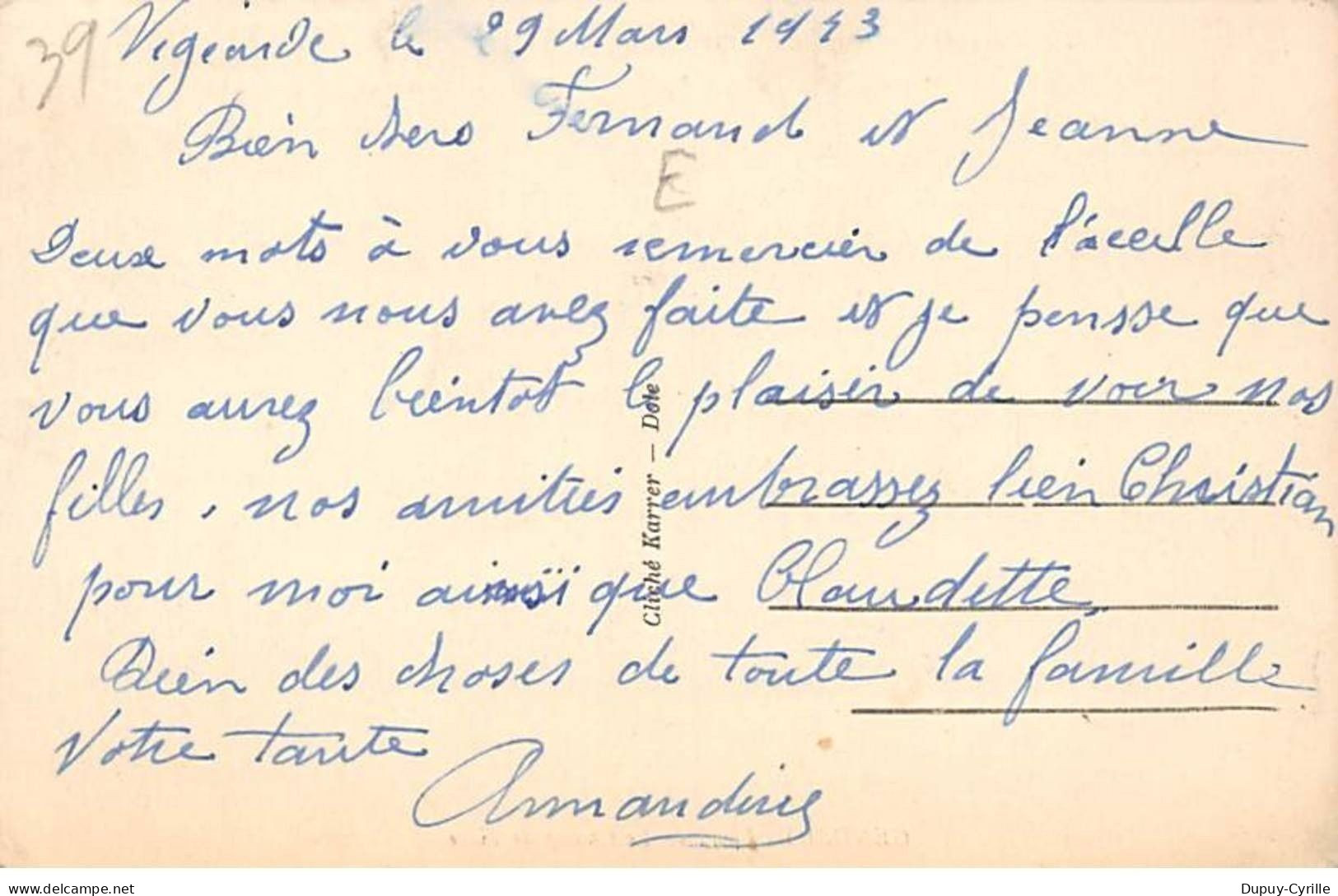 GENDREY - Le Champ De Foire - Très Bon état - Gendrey