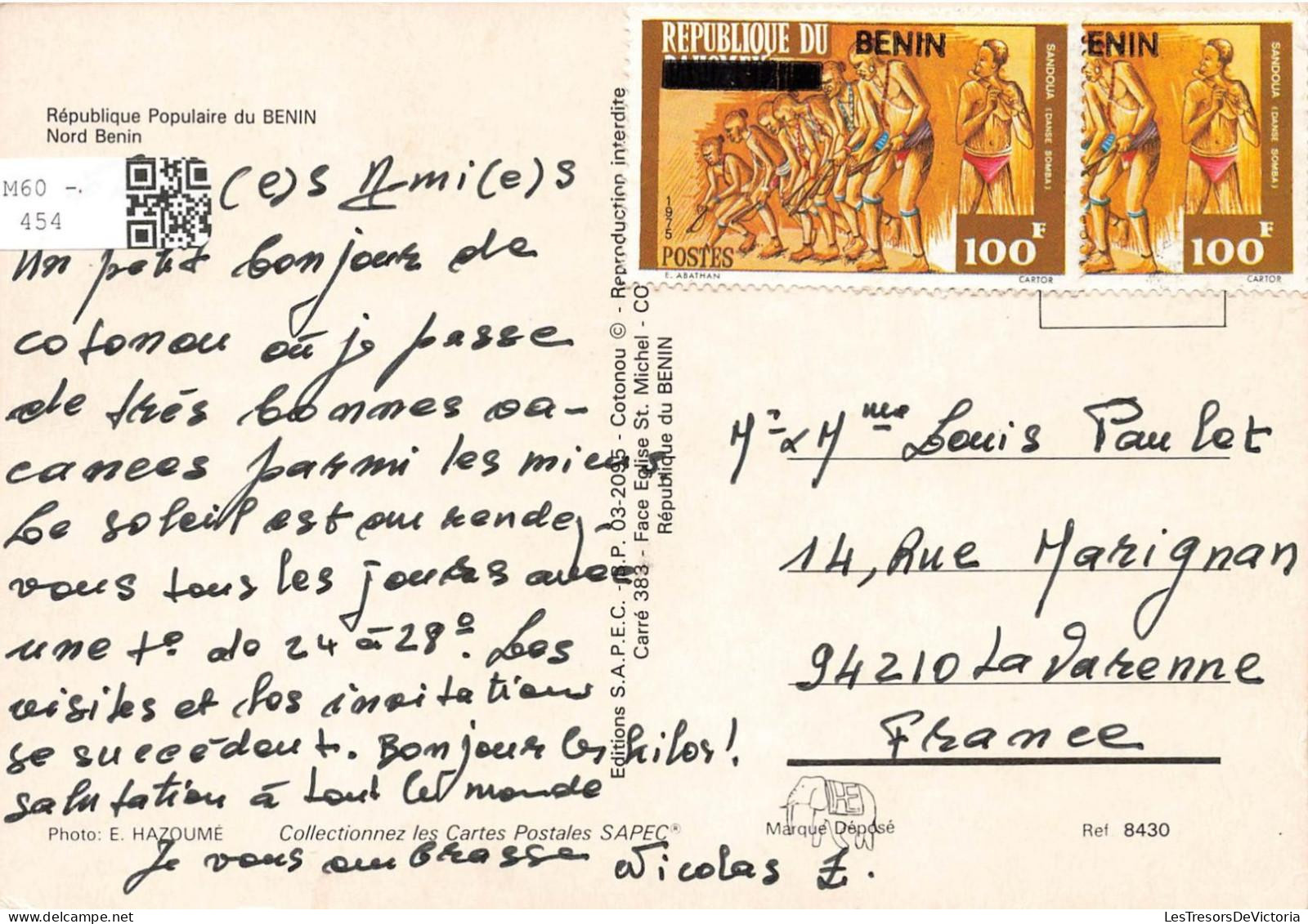 [-20%] BENIN - République Populaire Du Benin - Nord Benin - Tata Somba - Animé - Carte Postale Ancienne - Benin