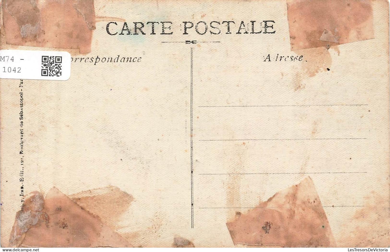 [-15%] FANTAISIES - Hommes - Aux âmes Bien Nées - La Valeur Nattend Pas Le Nombre Des Années - Carte Postale Ancien - Männer