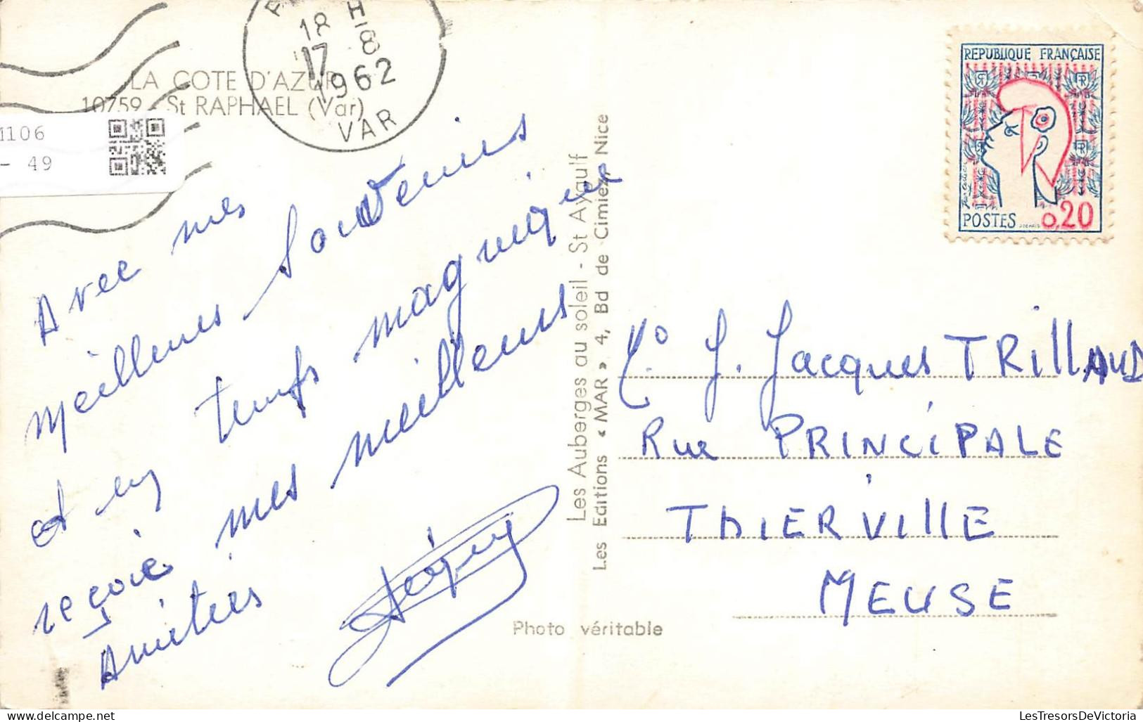 [-15%] FRANCE - Saint Raphaël - Souvenir De Saint Raphaël - Carte Postale - Saint-Raphaël