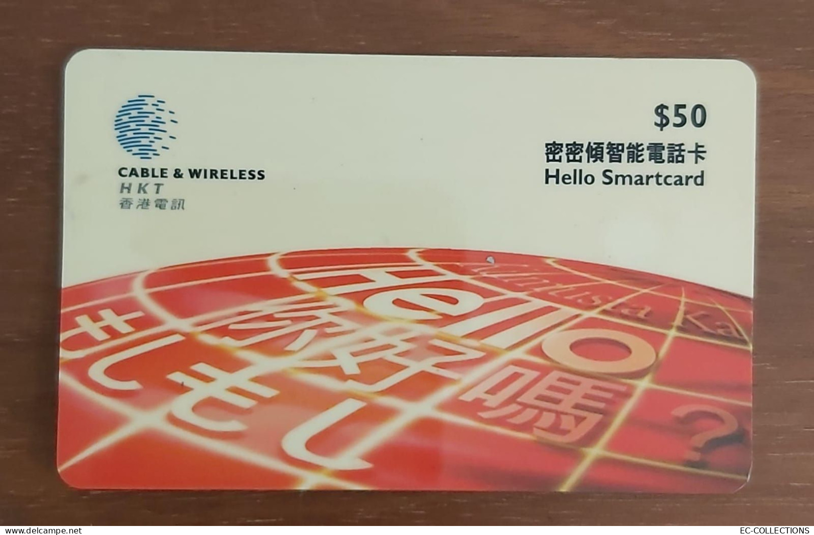 C091 HONG KONG HELLO SMARTCARD TELEPHONE CARD PHONECARD - USED, NO VALUE - Hong Kong