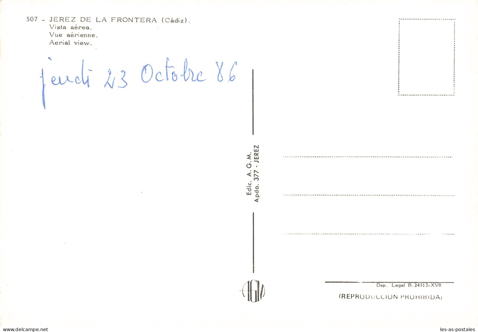 ES ANDALUCIA CADIZ JEREZ DE LA FRONTERA - Cádiz