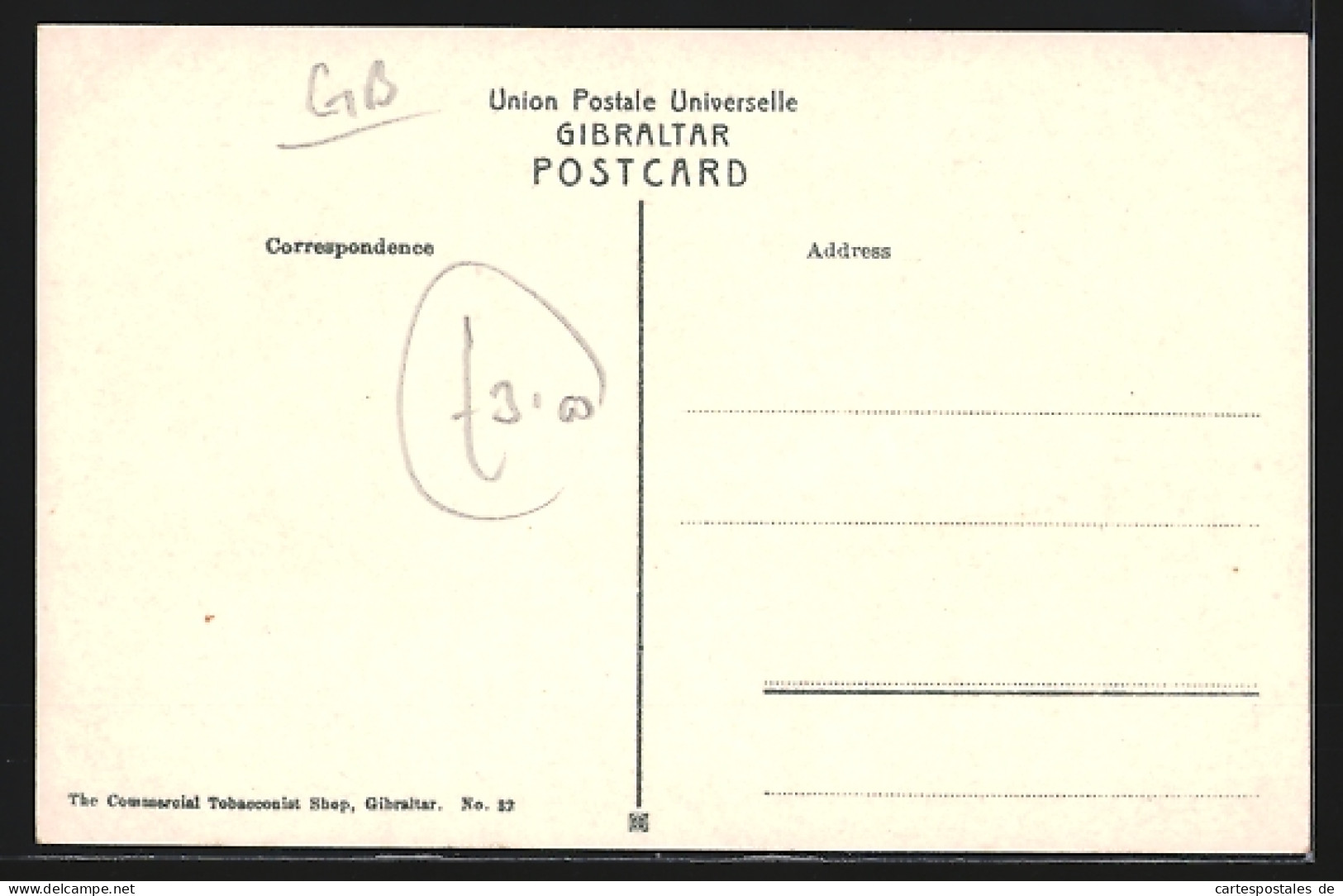 Postal Gibraltar, Hackney Carriage - Gibraltar