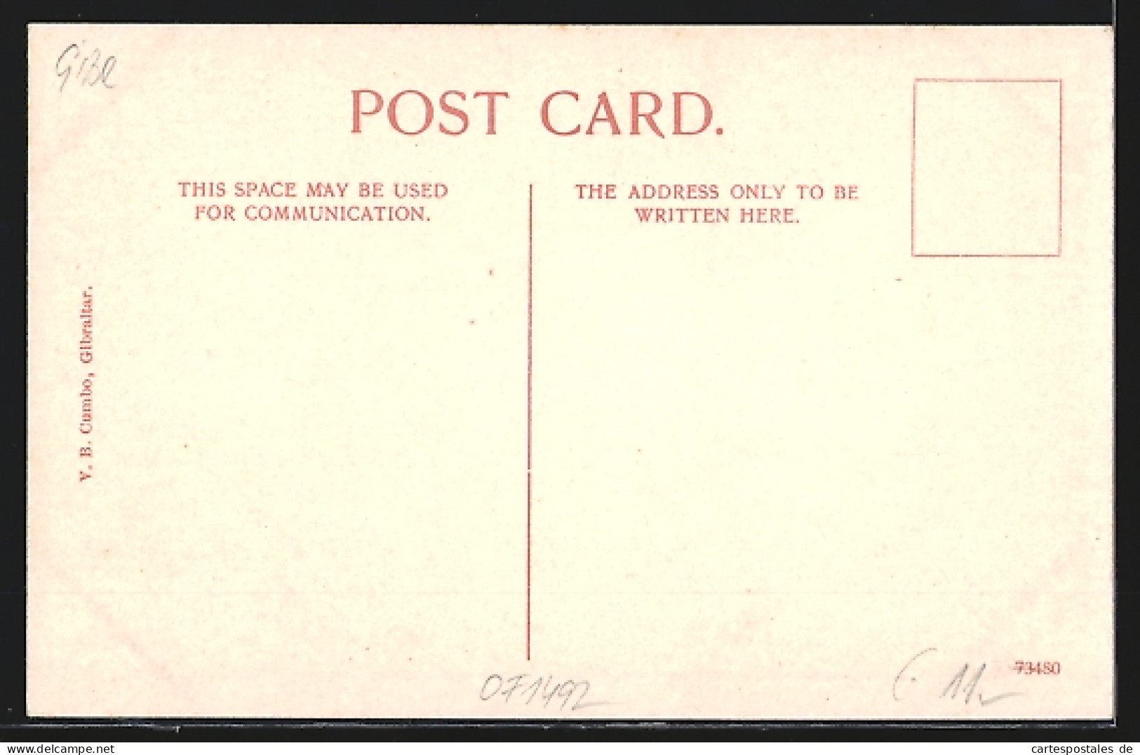 Postal Gibraltar, Serruyas Ramp - Gibraltar