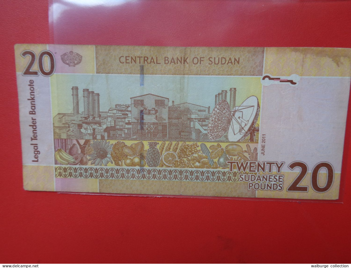 SOUDAN 20 POUNDS 2011 Circuler - Sudan