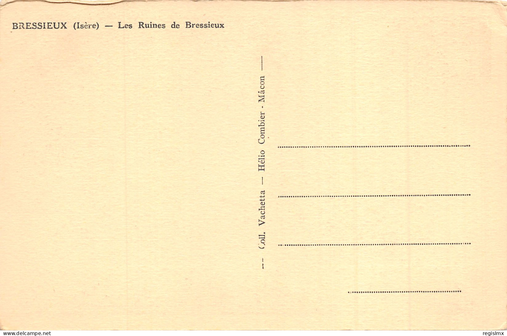 38-BRESSIEUX-RUINES-N°2033-A/0181 - Bressieux
