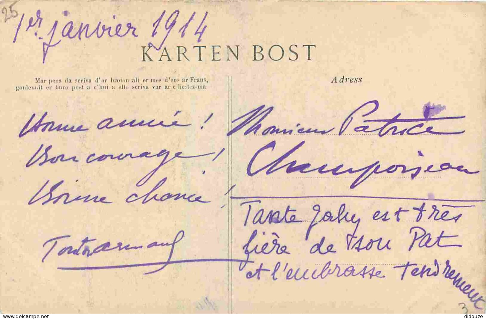 29 - Elliant - Futurs Epoux - Enfants - Animée - Folklore - Scène Et Types - CPA - Voyagée En 1914 - Voir Scans Recto-Ve - Elliant