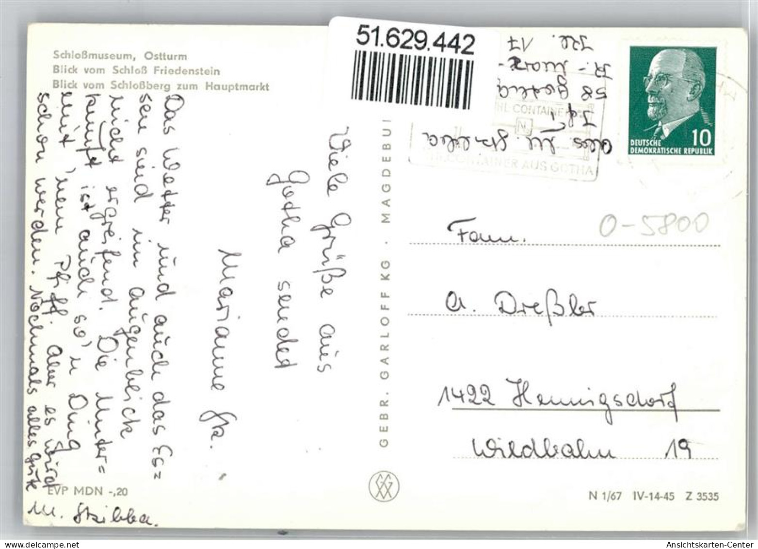 51629442 - Gotha , Thuer - Gotha