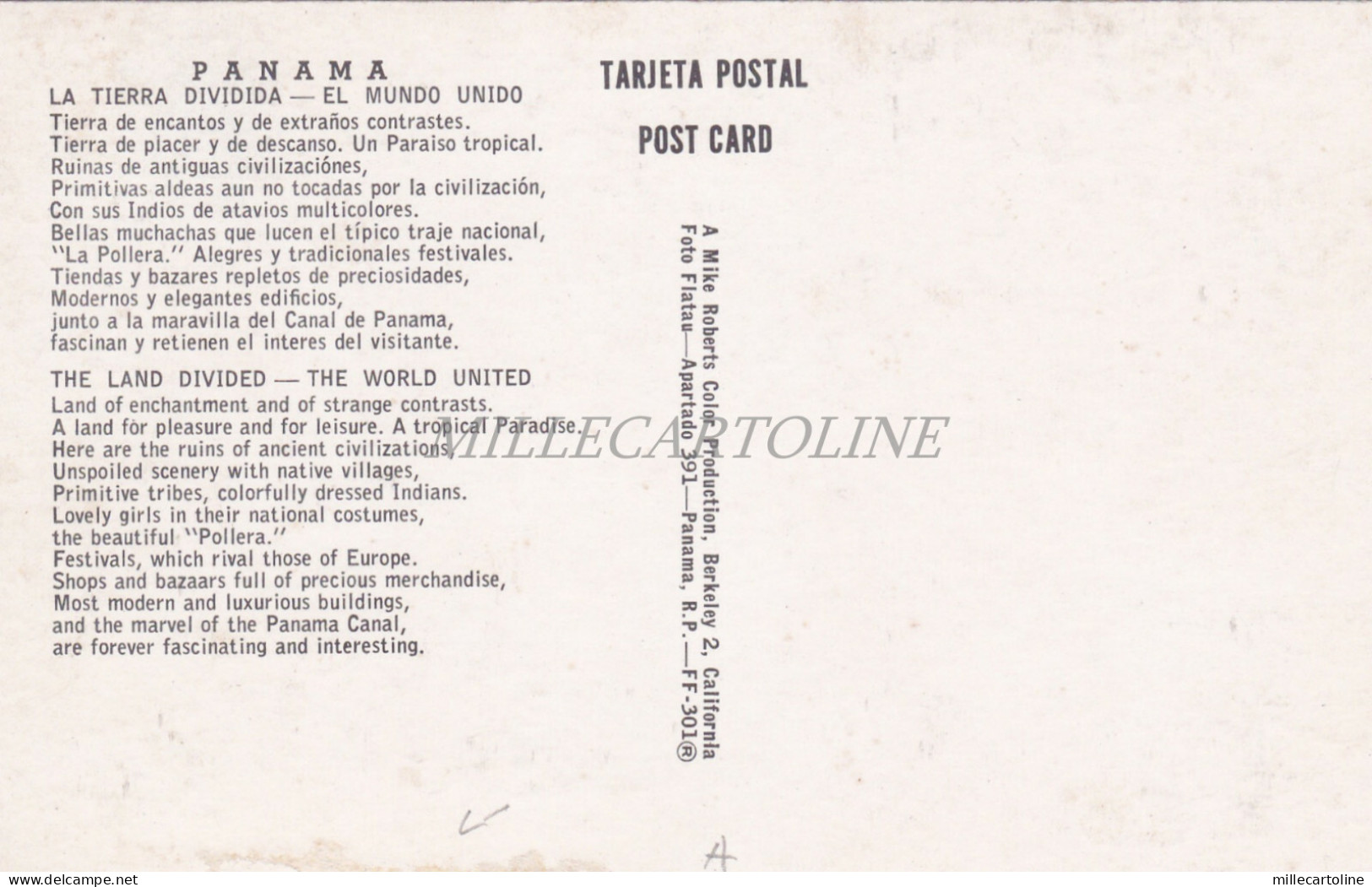 PANAMA - Illustrated Map With Views - Panama