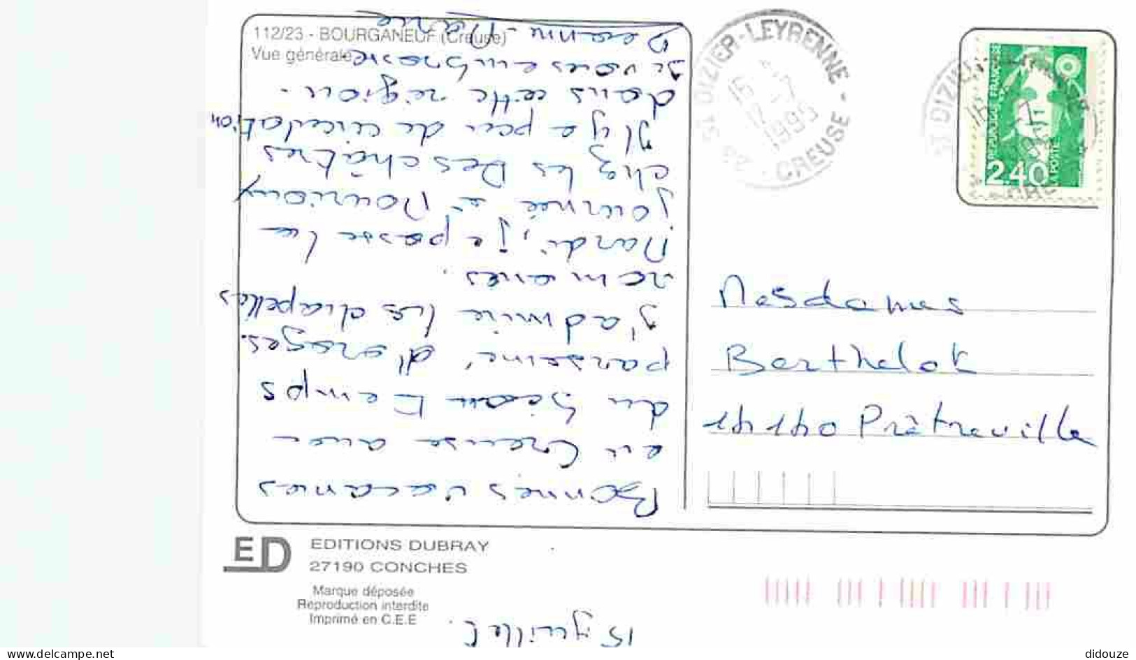 23 - Bourganeuf - Vue Générale - CPM - Voir Scans Recto-Verso - Bourganeuf